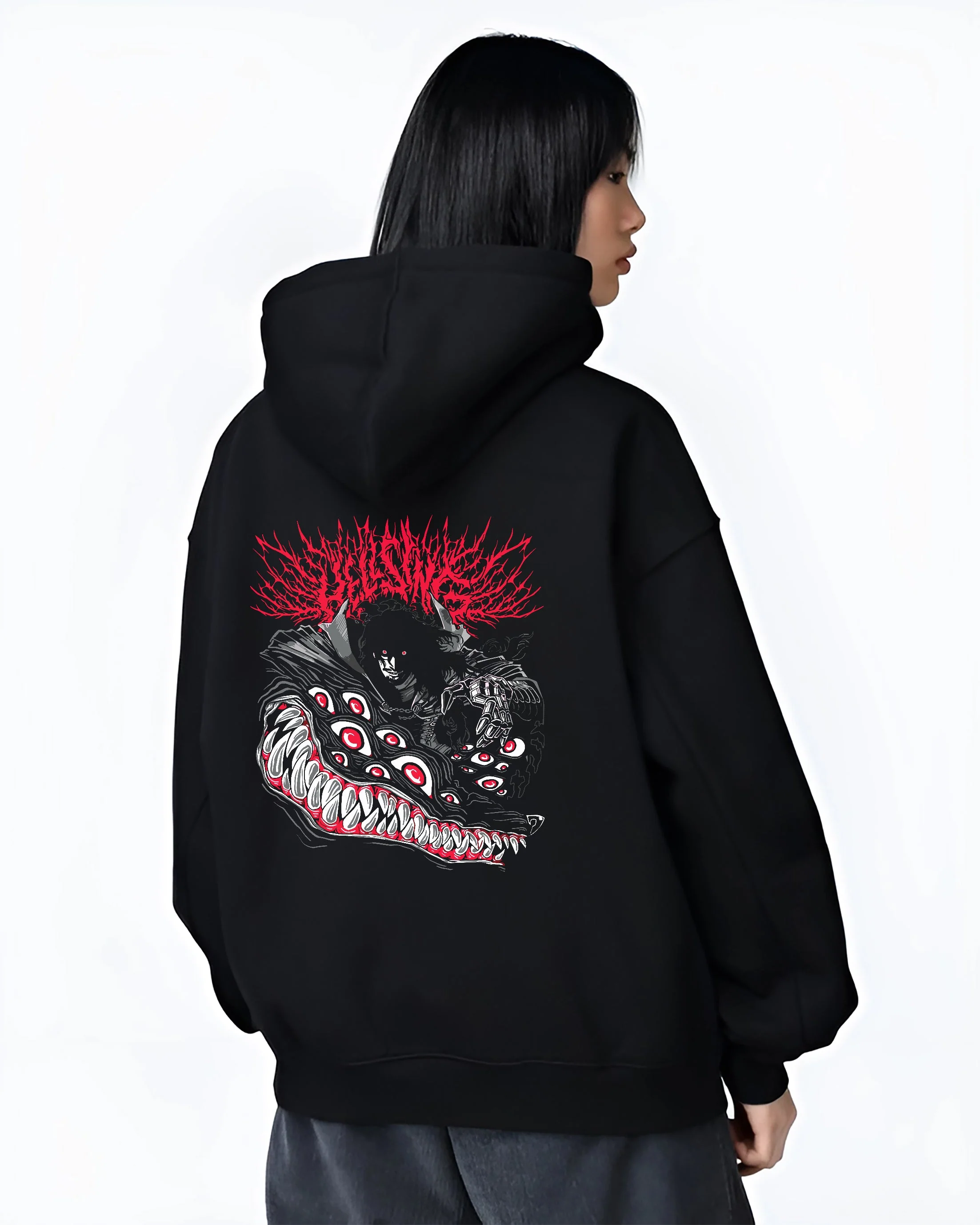 Alucard Baskerville Familiar Hellsing Anime Hoodie - Image 3
