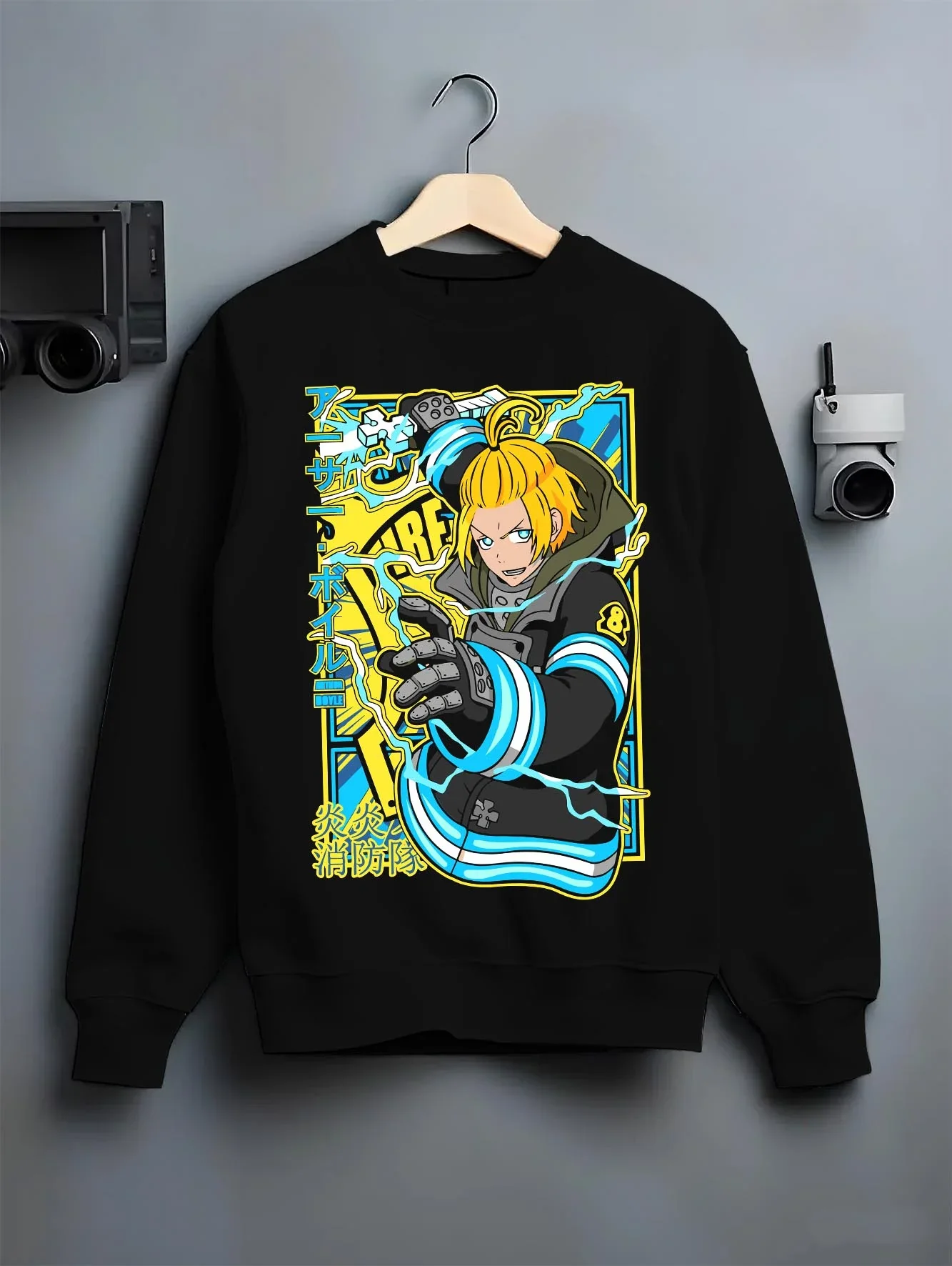 Arthur Boyle Hoodie Fire Force Plasma Blade Ignition - Image 6