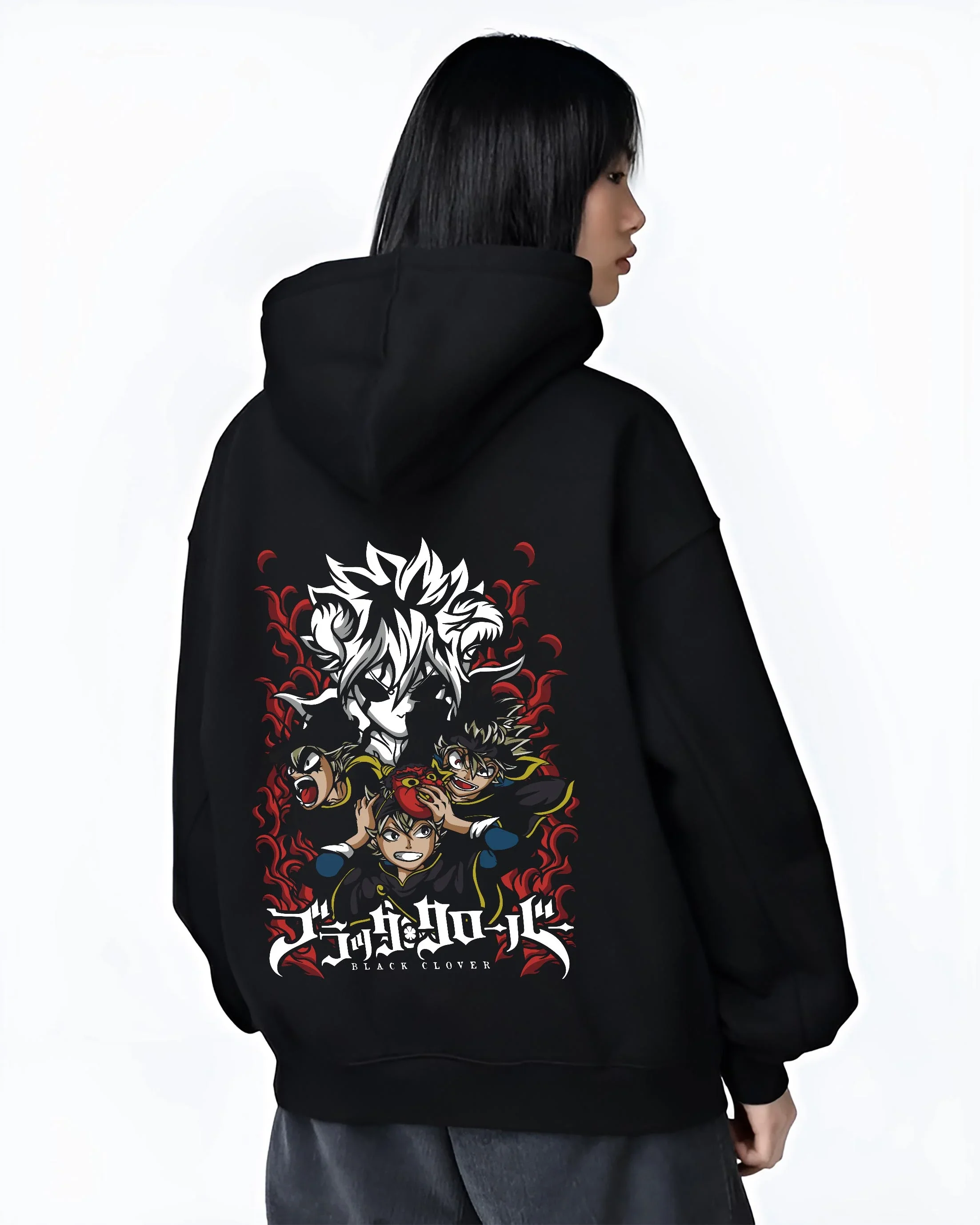 Asta Clover Hoodie Black Clover Dark Grimoire Battle - Image 3