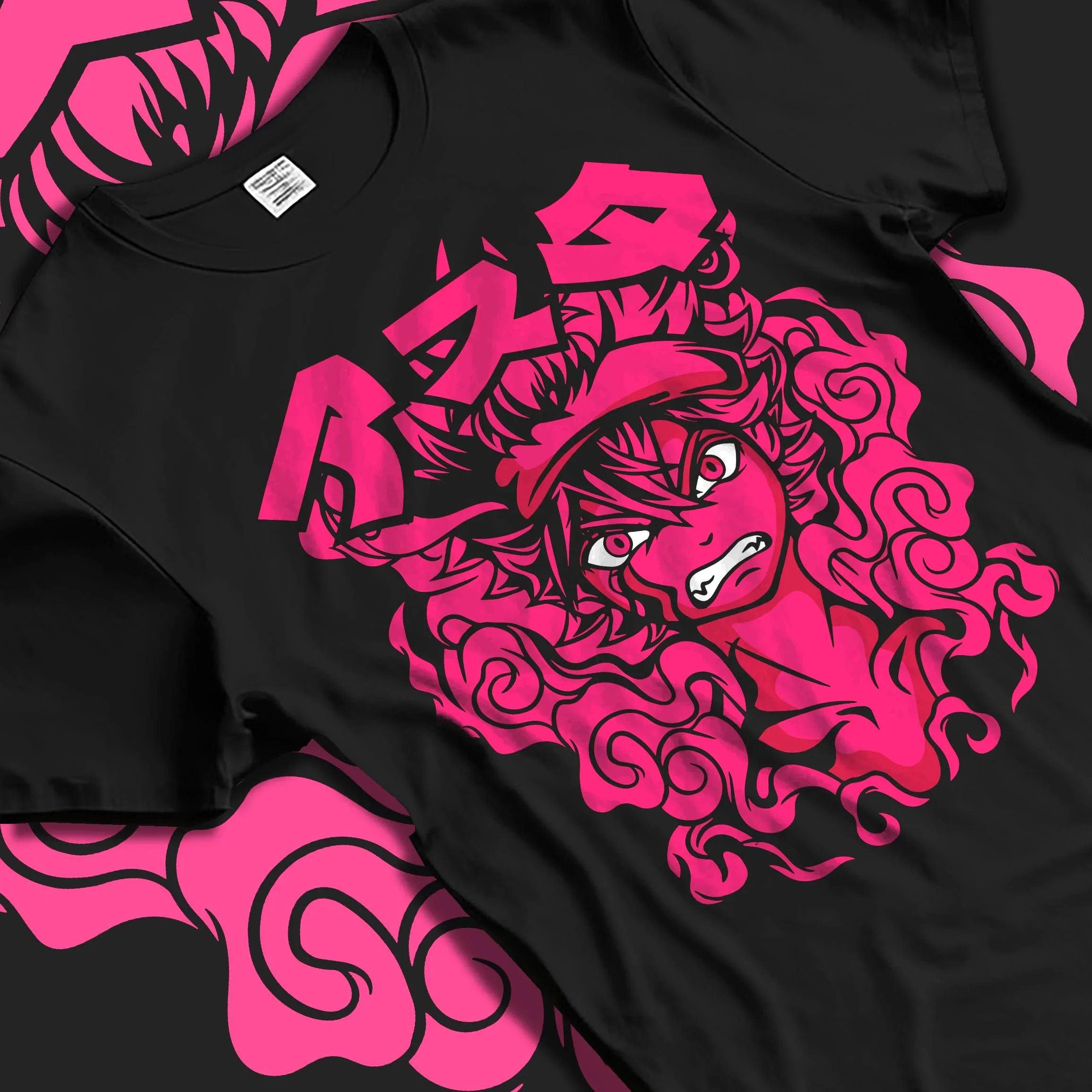 Asta Demon Rage Hoodie Black Clover Red Eyes Power - Image 5