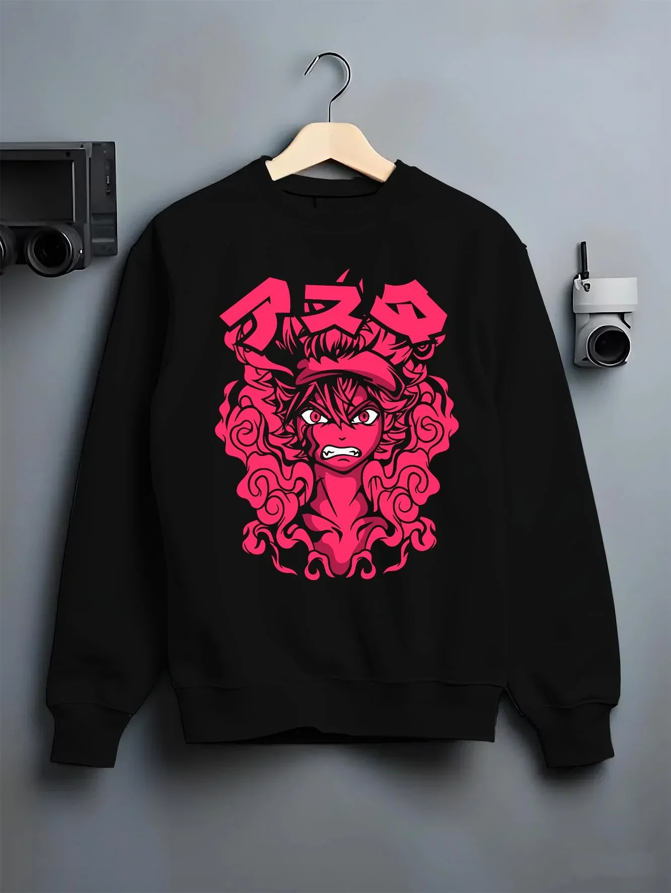 Asta Demon Rage Hoodie Black Clover Red Eyes Power - Image 6