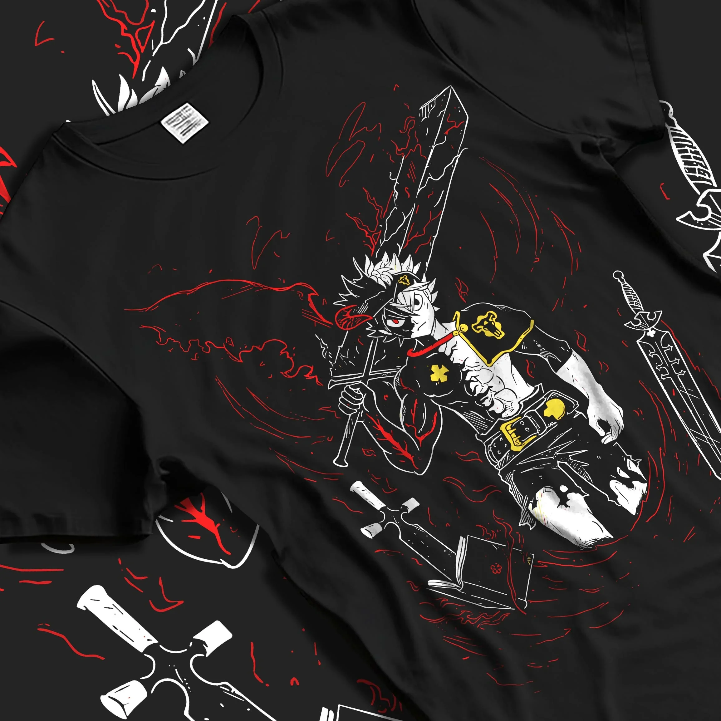 Asta Demon Sword Hoodie Black Clover Dark Blade Form - Image 5