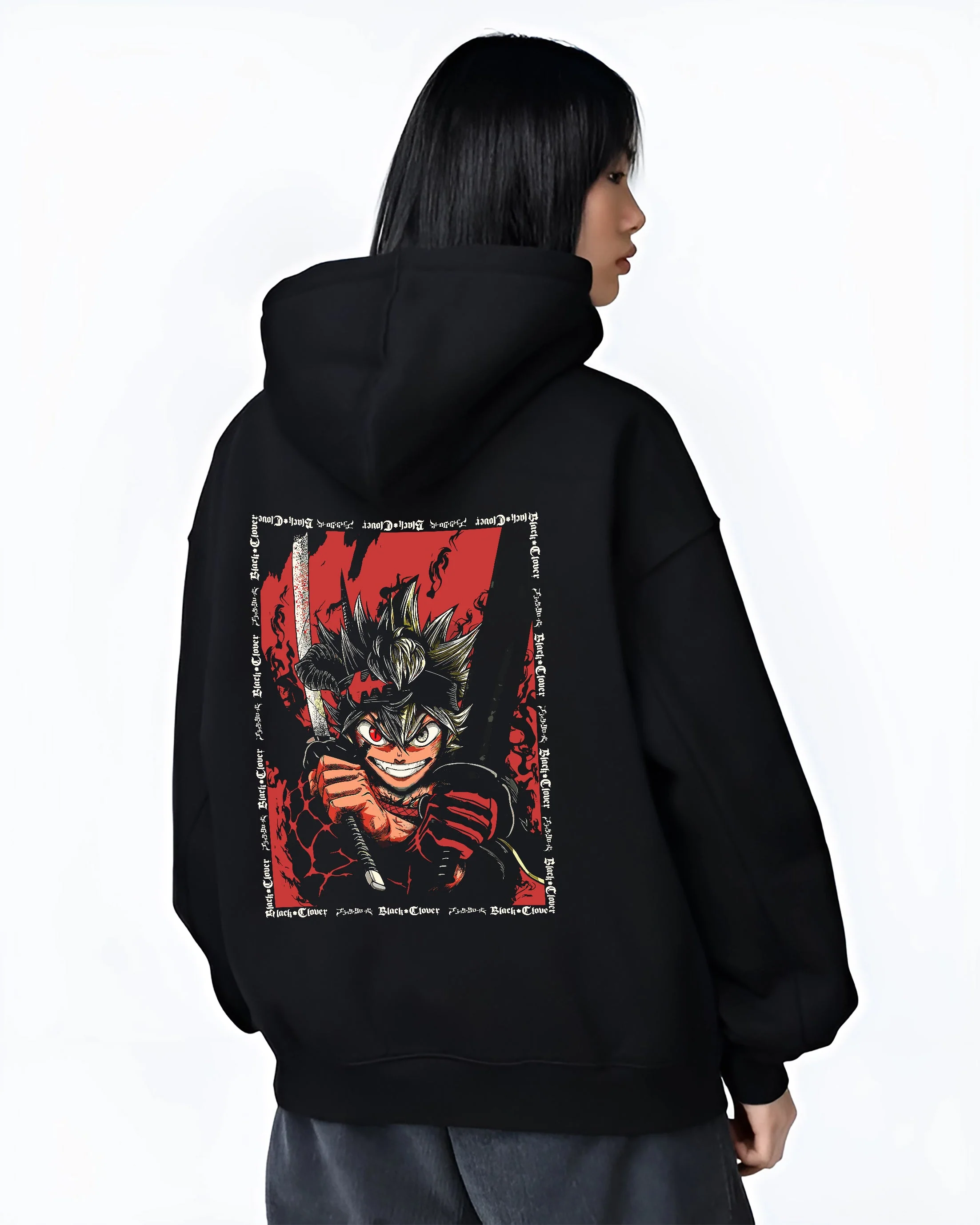 Asta & Liebe Black Clover Anti-Magic Devil Grimoire Hoodie - Image 3