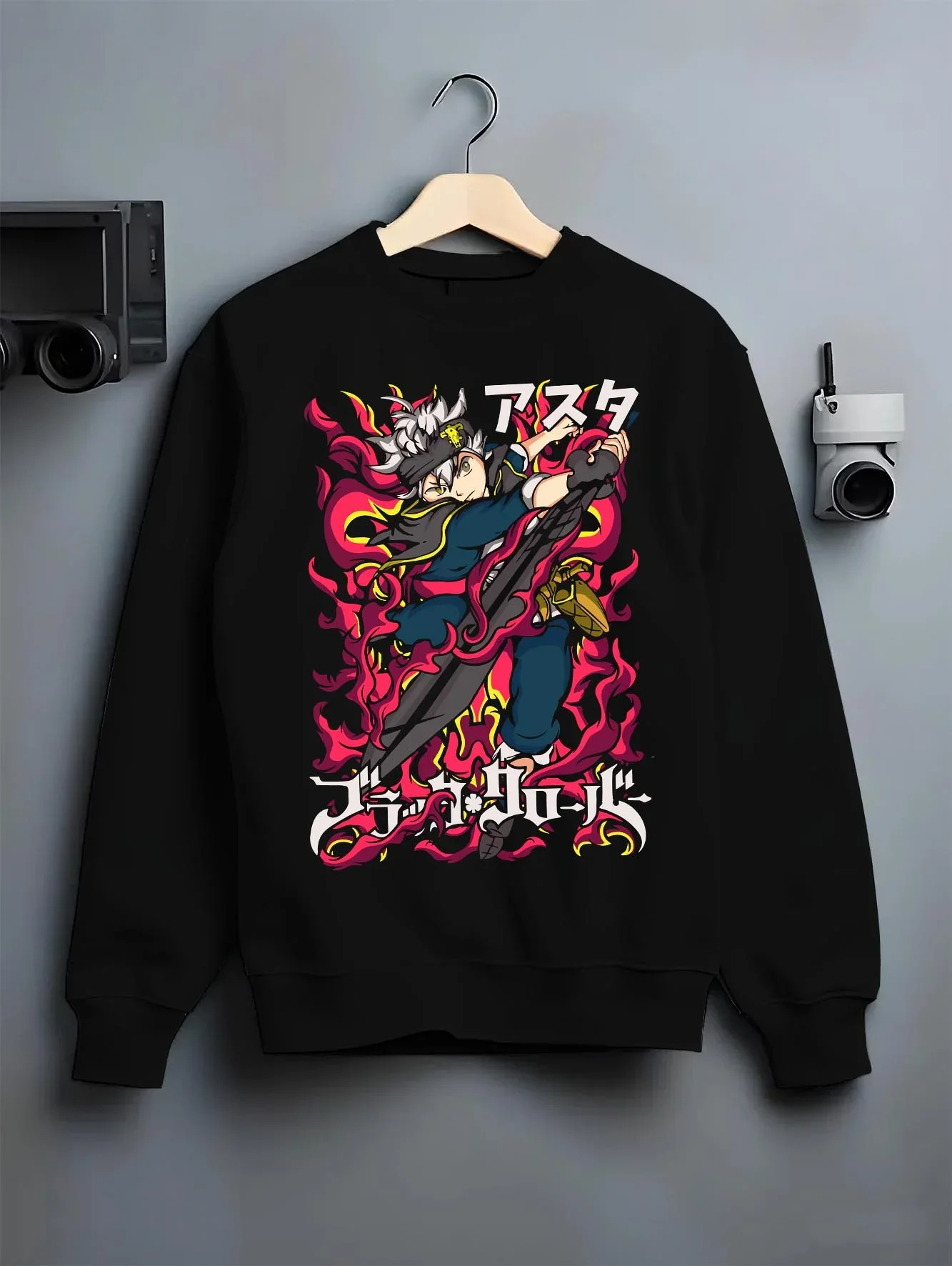 Asta Black Clover Hoodie Magic Sword Red Blade Stance - Image 6