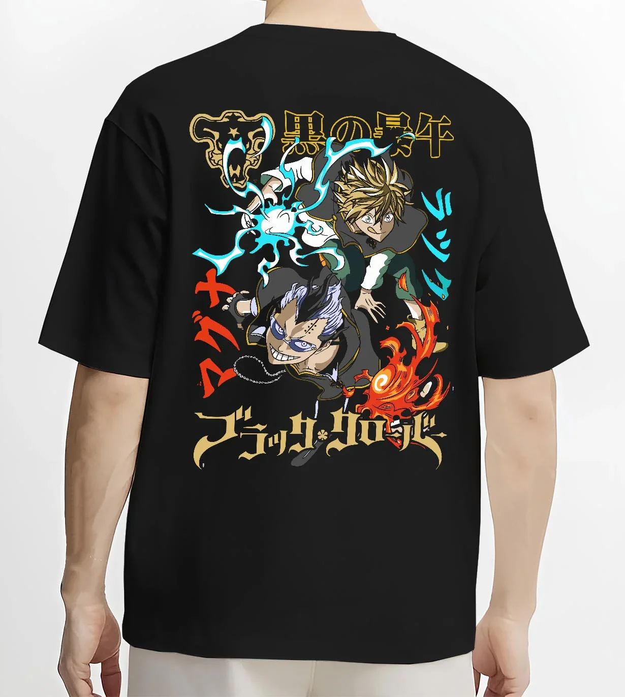 Asta Nacht Hoodie Black Clover Devil Contract Flames - Image 4