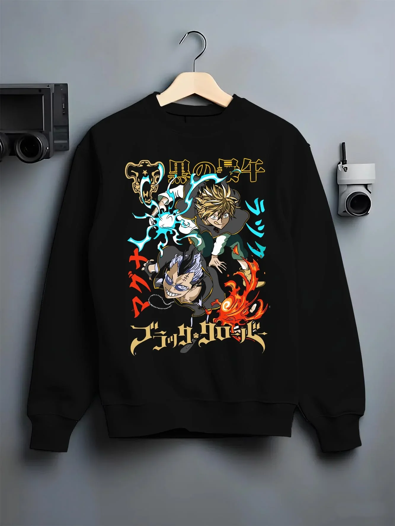 Asta Nacht Hoodie Black Clover Devil Contract Flames - Image 6
