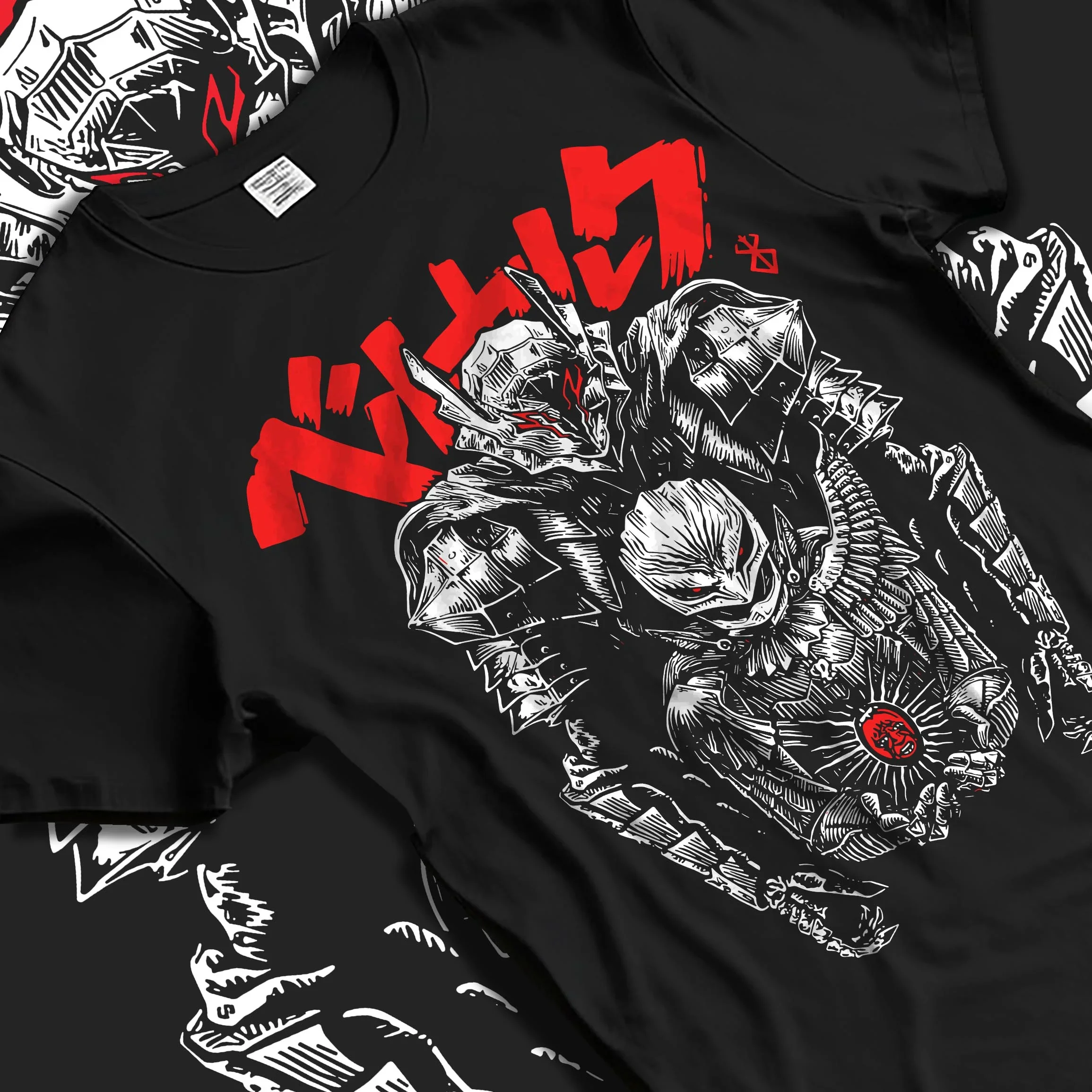 Berserk Skull Knight Hoodie Dark Eclipse Warrior - Image 5