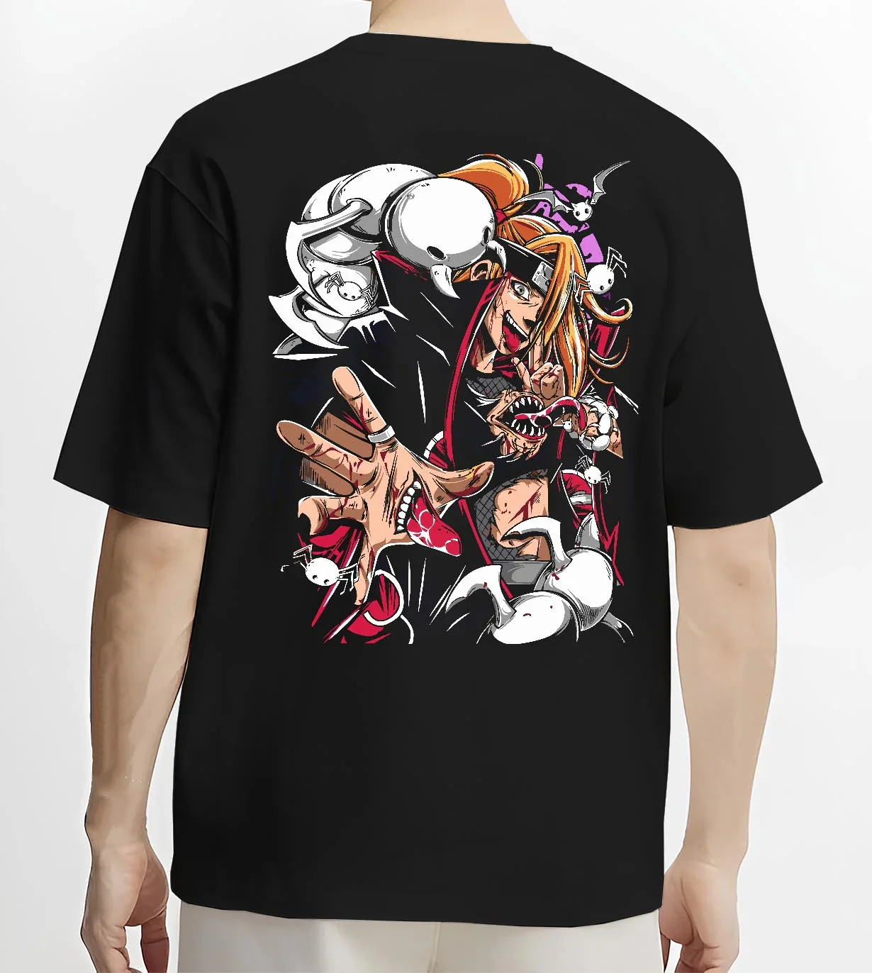 Bleach Hoodie Ichigo Battle Form Hollow Retro Print - Image 4