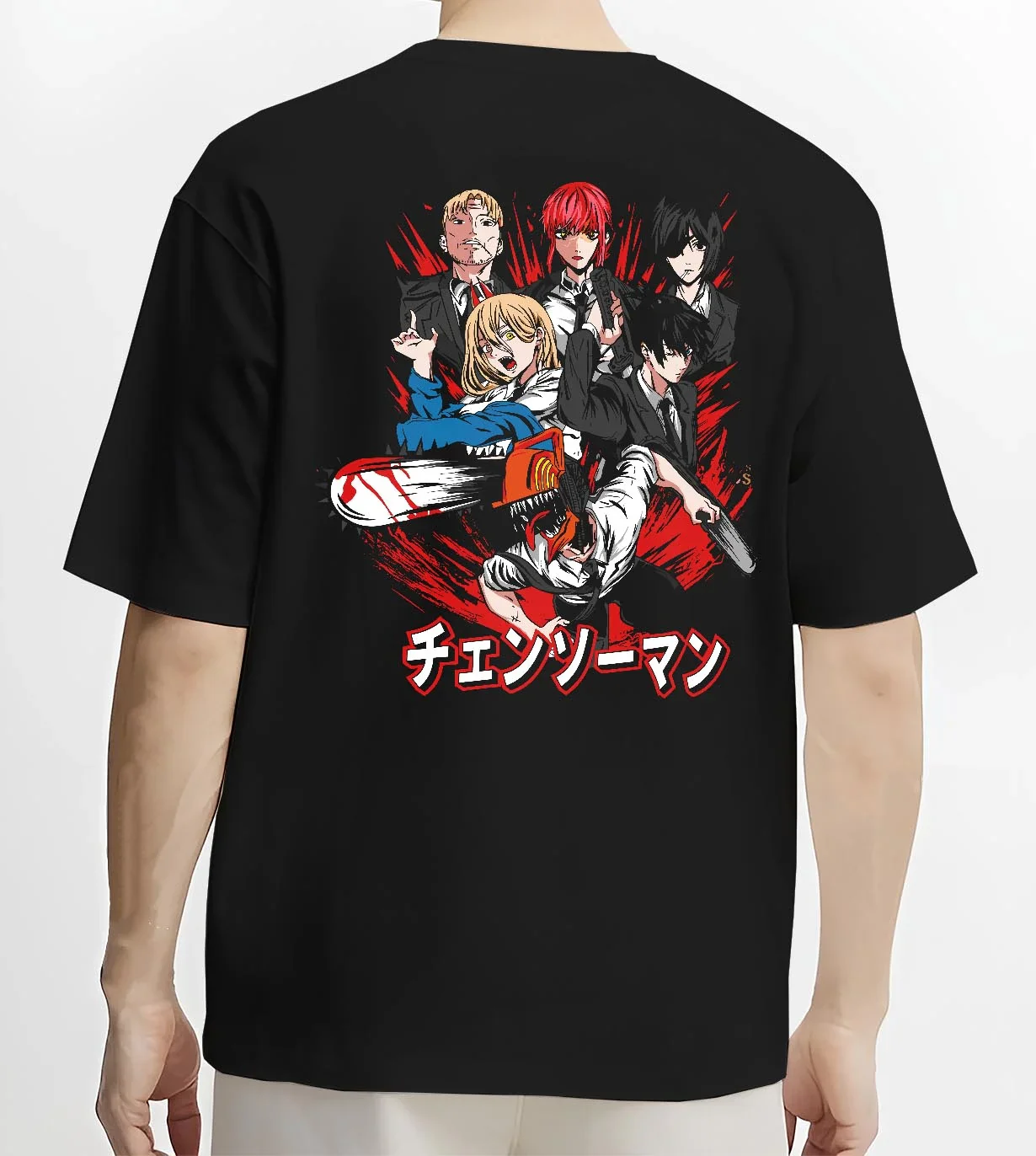 Chainsaw Man Hoodie Katana Man Devil Hunter Villain - Image 4