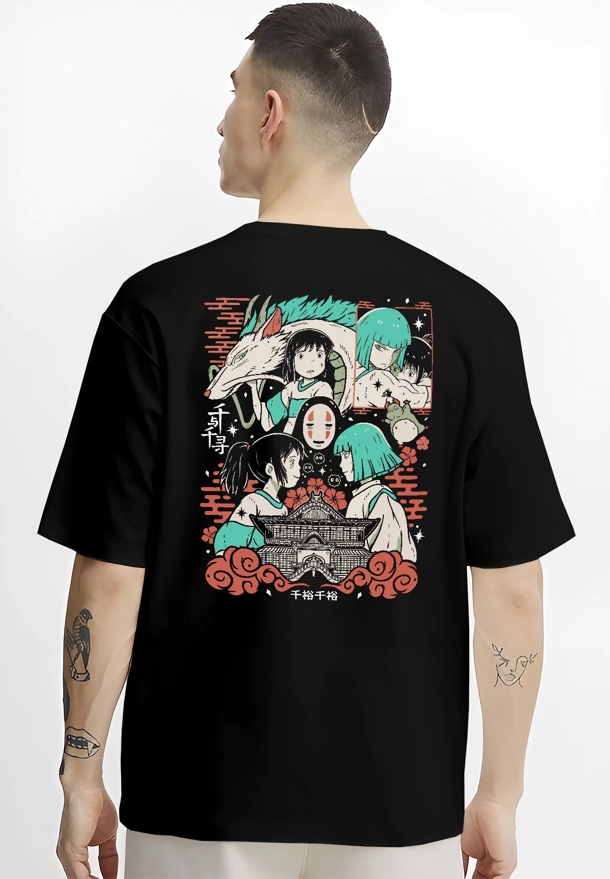 Chihiro & Haku Studio Ghibli Spirited Away Anime Hoodie - Image 4