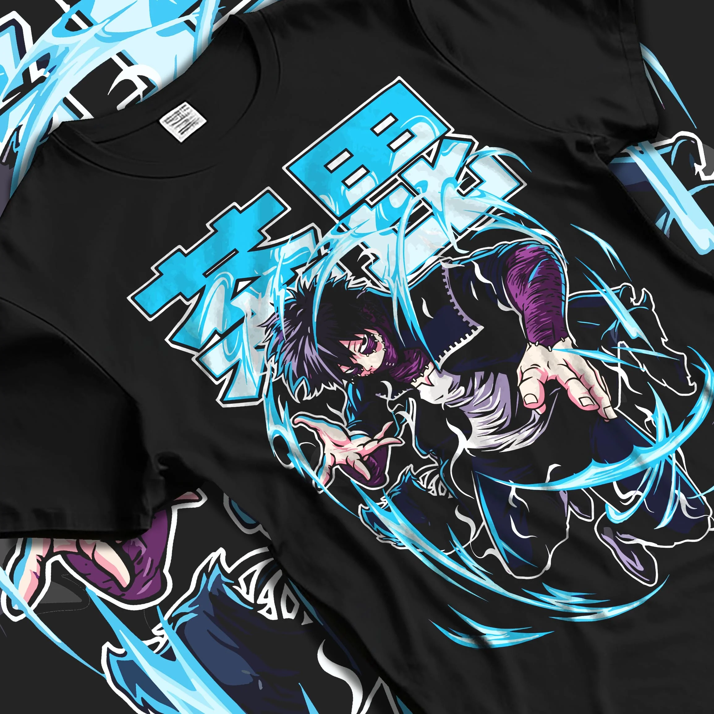Dabi My Hero Academia Anime Blue Flame Villain Hoodie - Image 5