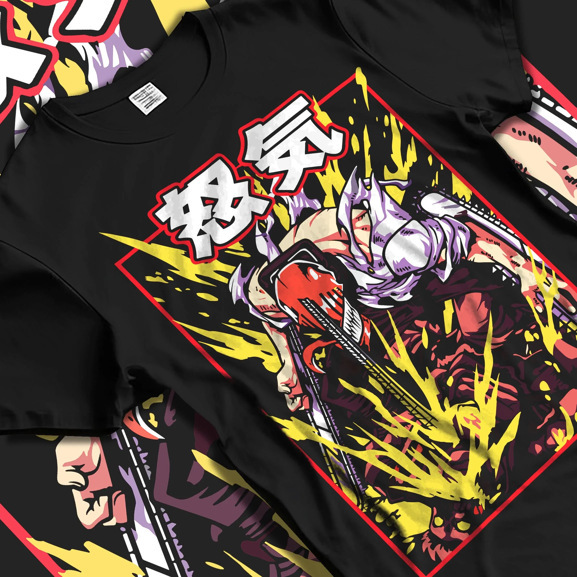 Chainsaw Man Hoodie Denji Devil Hunter Rage Flames - Image 5