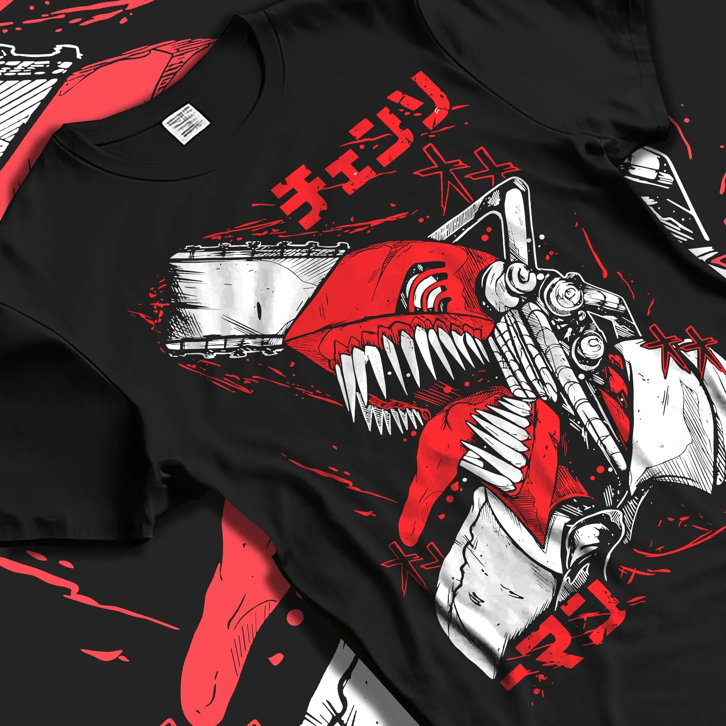 Chainsaw Man Hoodie Denji Devil Hunter Red Panel - Image 5