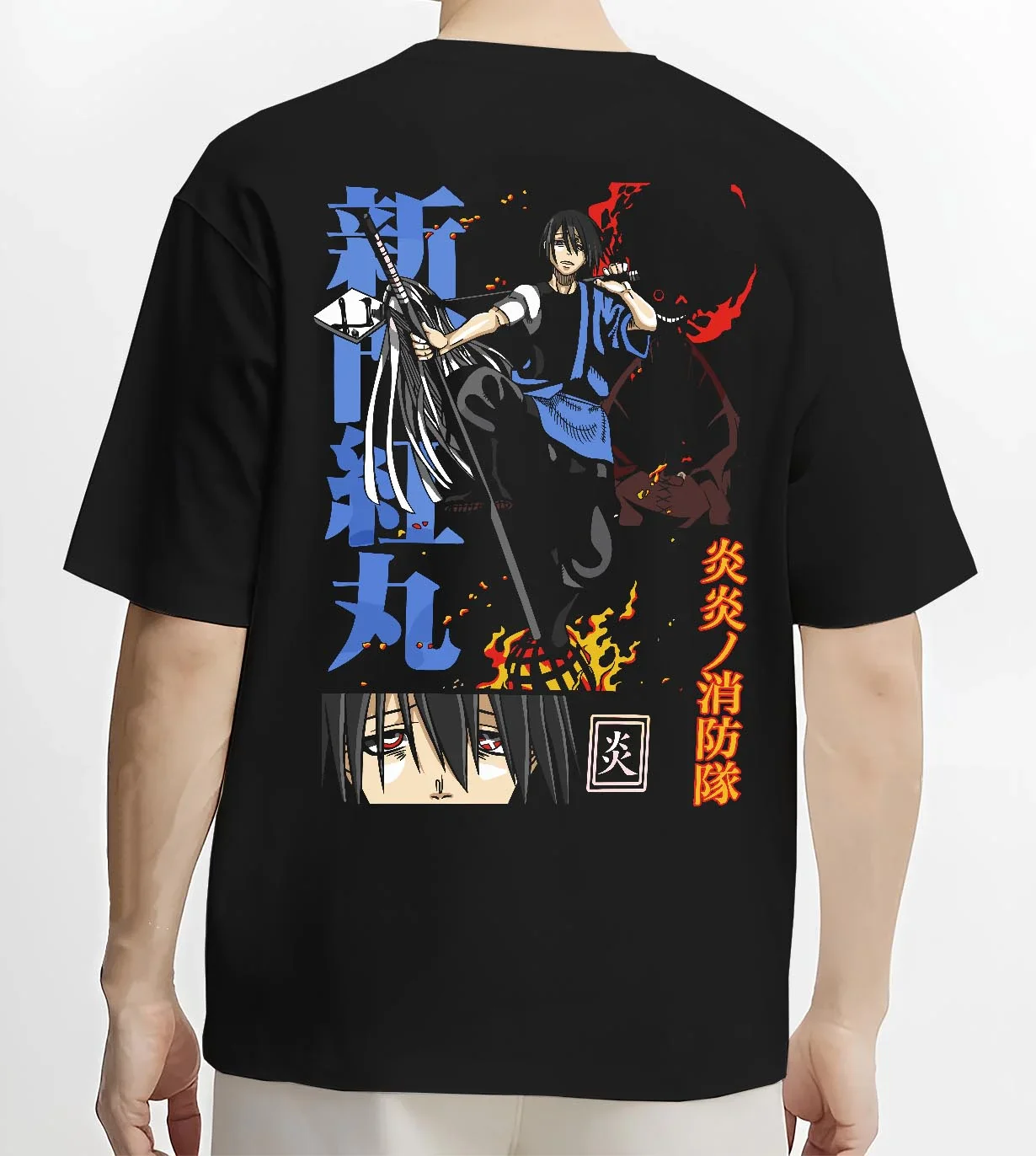 Enma Kozato Hoodie Katekyo Hitman Reborn Blue Flames - Image 4