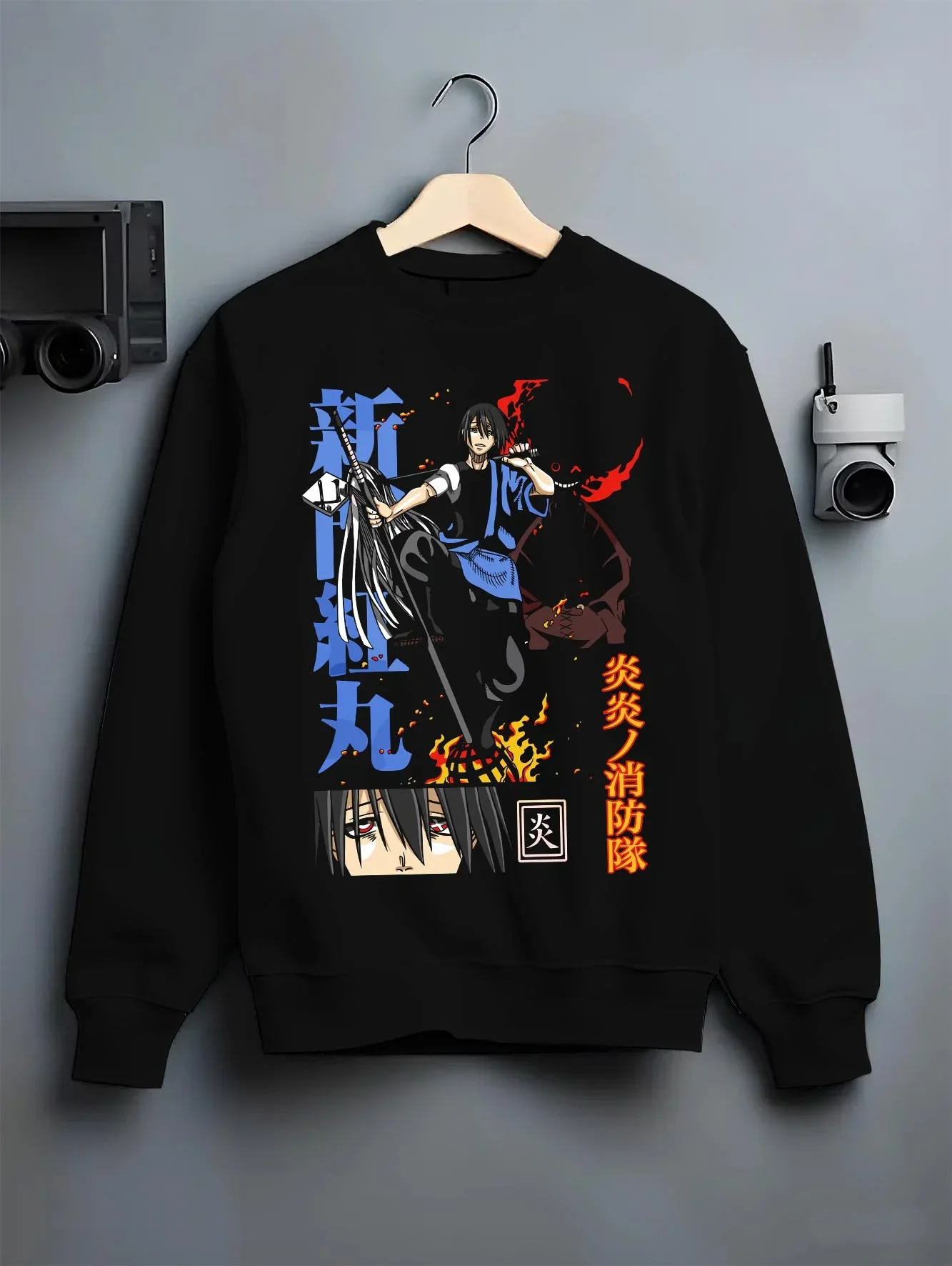Enma Kozato Hoodie Katekyo Hitman Reborn Blue Flames - Image 6