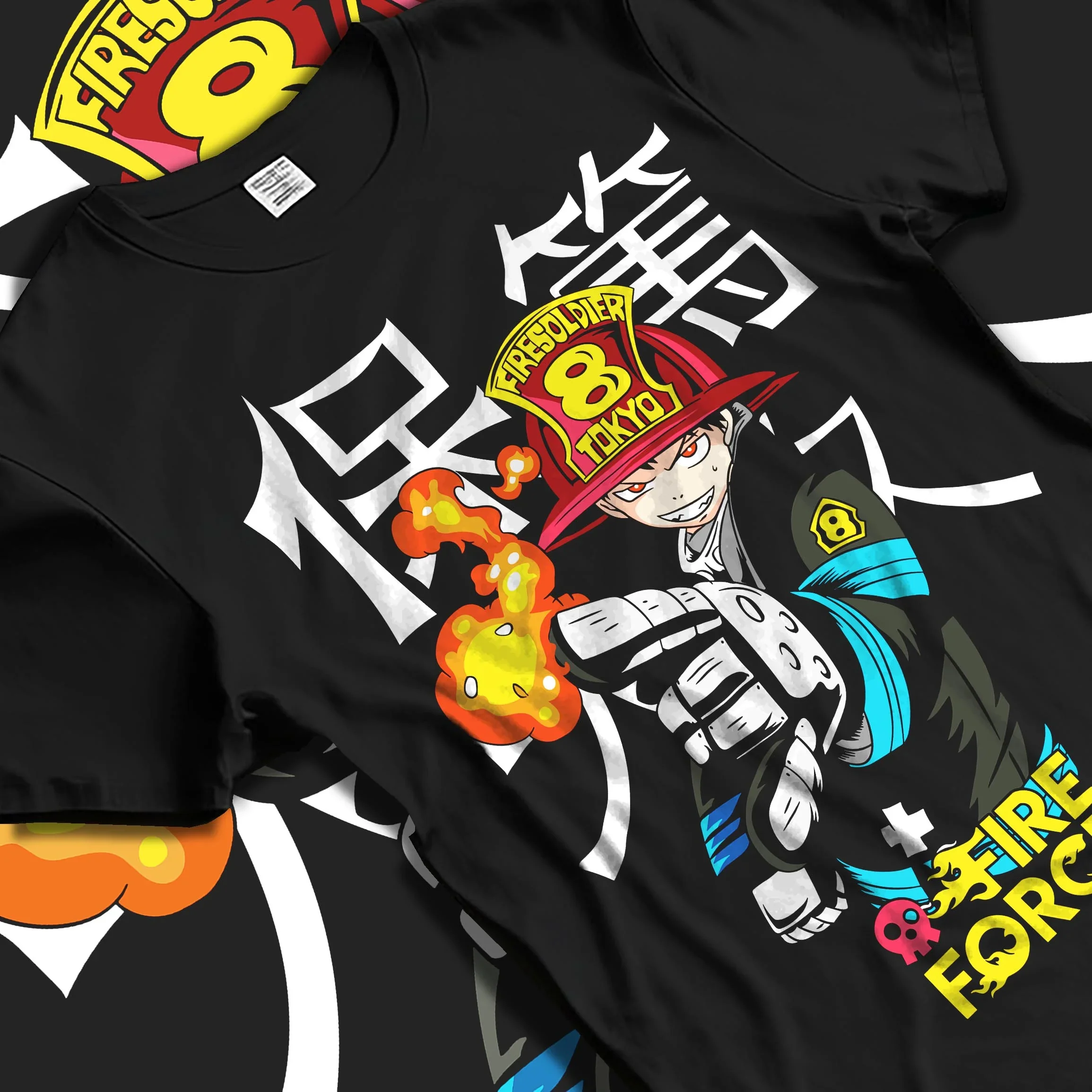Fire Force Hoodie Shinra Kusakabe Fire Blast Stance - Image 5
