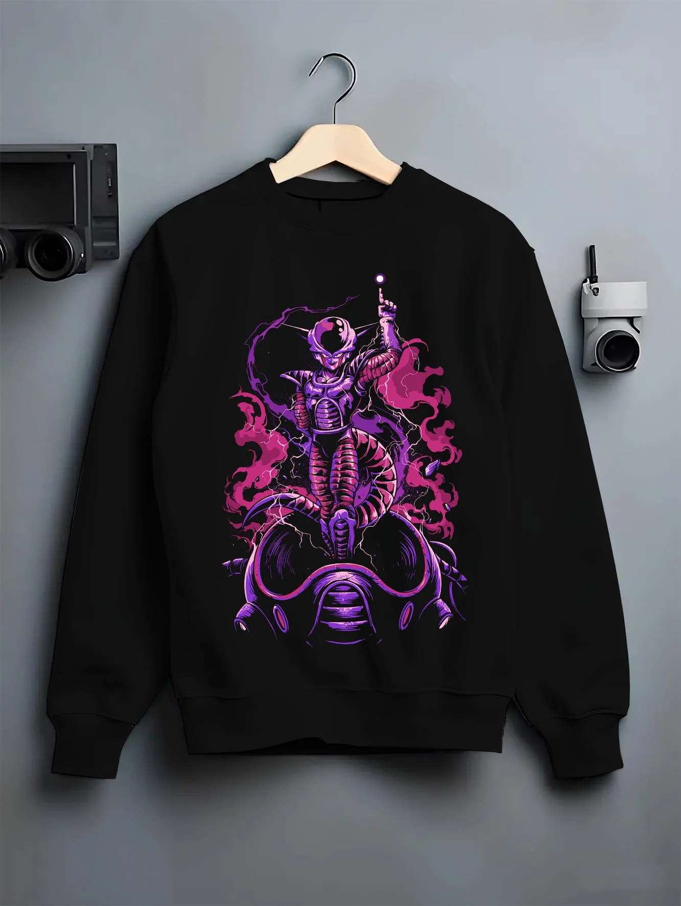 Frieza Dragon Ball Z Hoodie First Form Anime Power Pose - Image 6