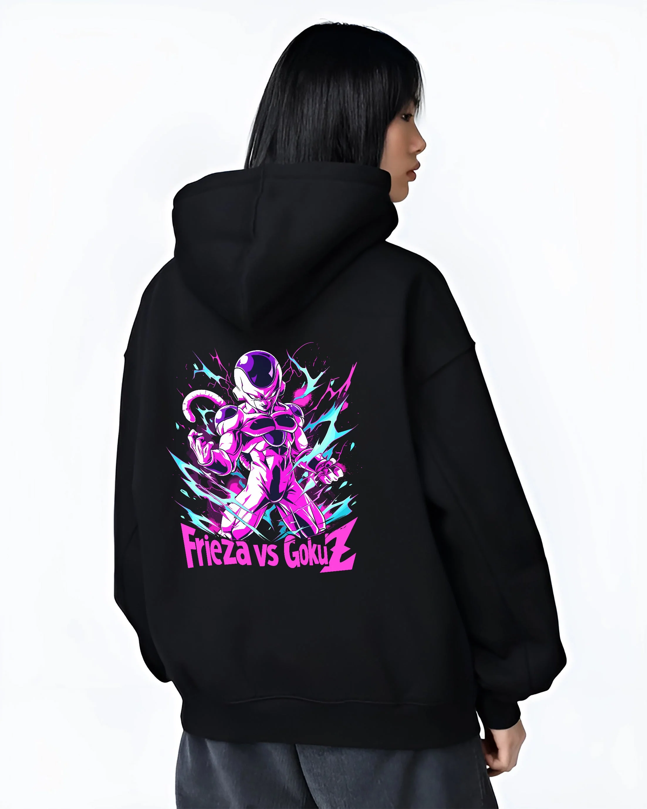 Frieza vs Goku Dragon Ball Z Final Form Full Power Hoodie - Image 3