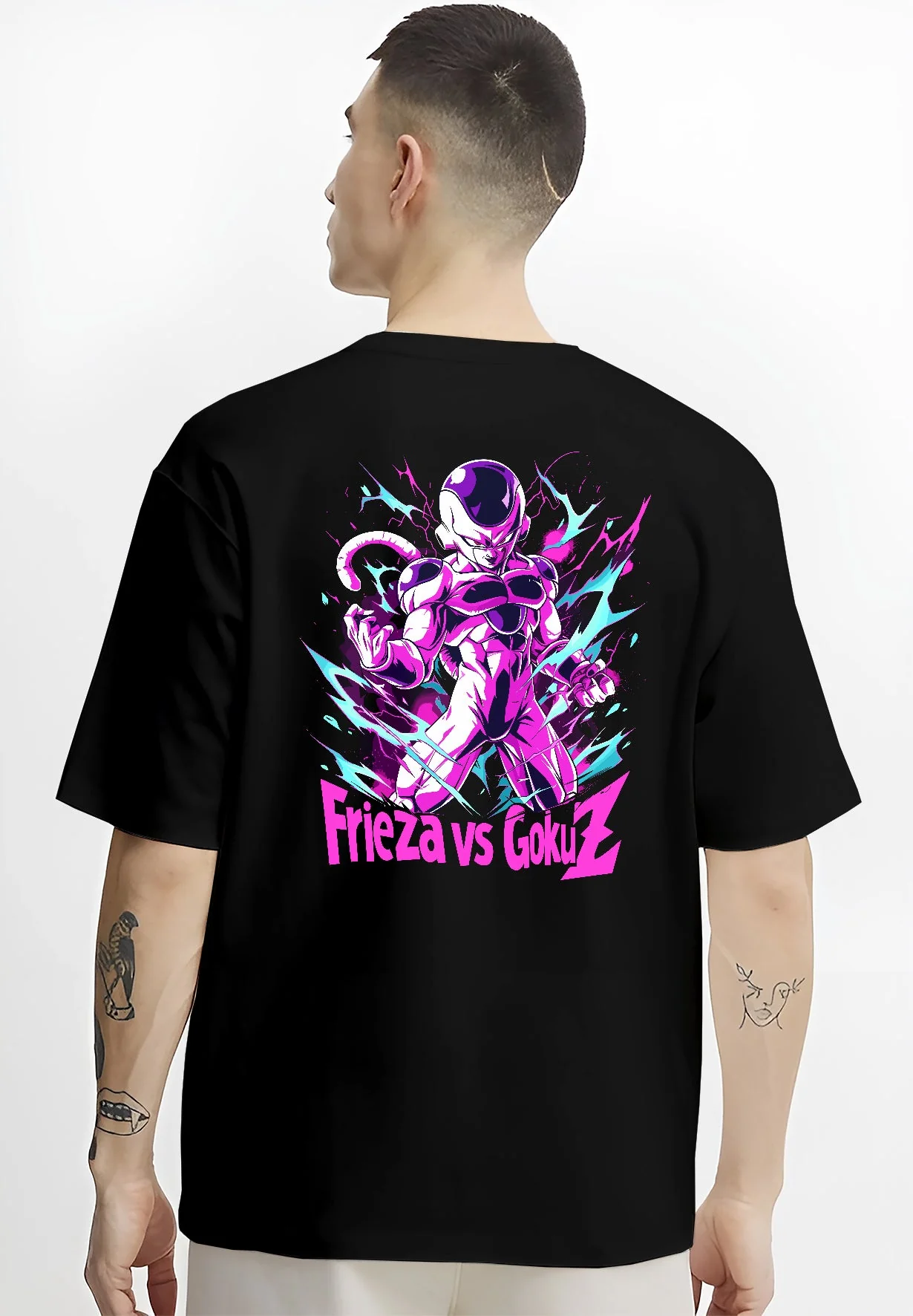 Frieza vs Goku Dragon Ball Z Final Form Full Power Hoodie - Image 4