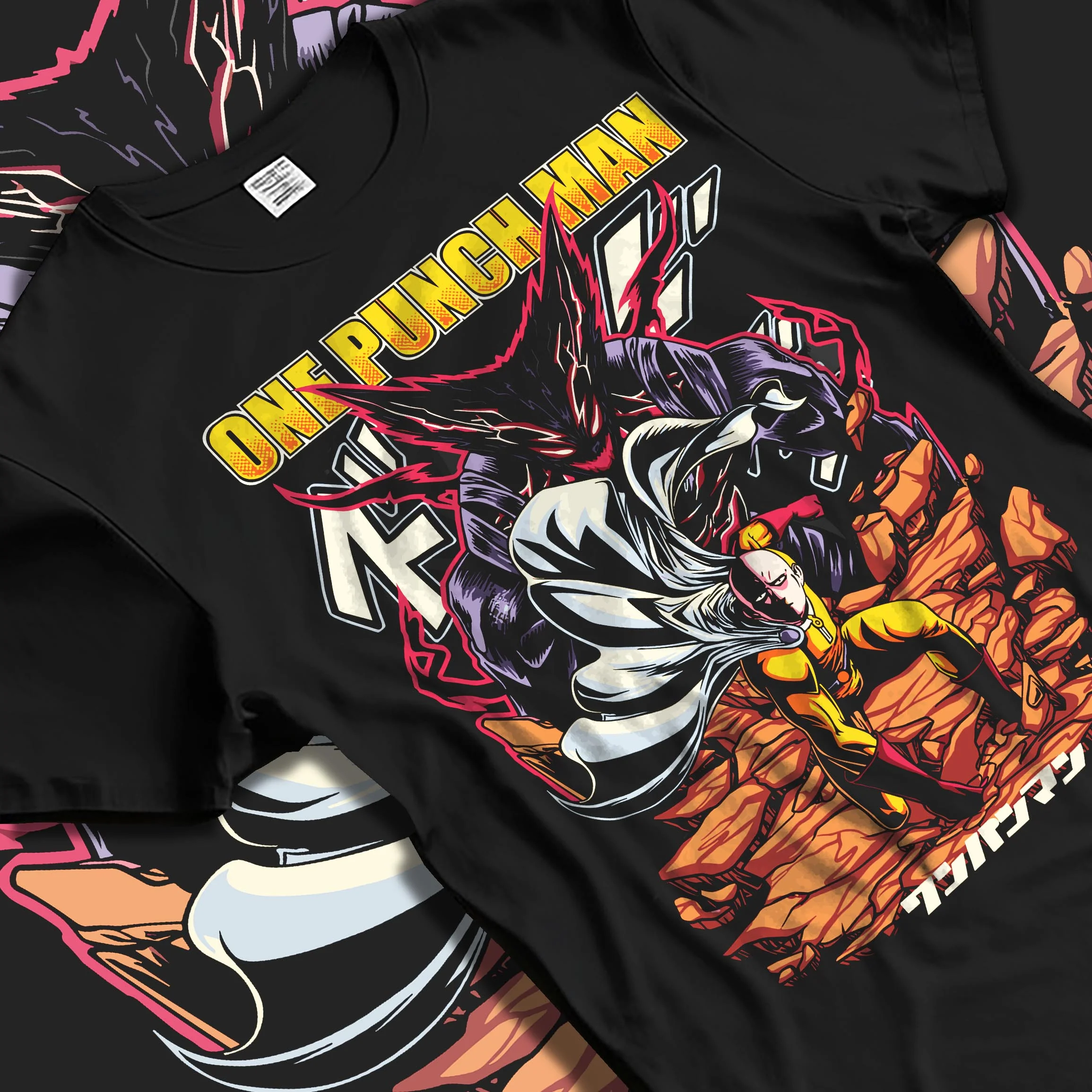 Garou vs Saitama One Punch Man Anime Battle Hoodie - Image 5
