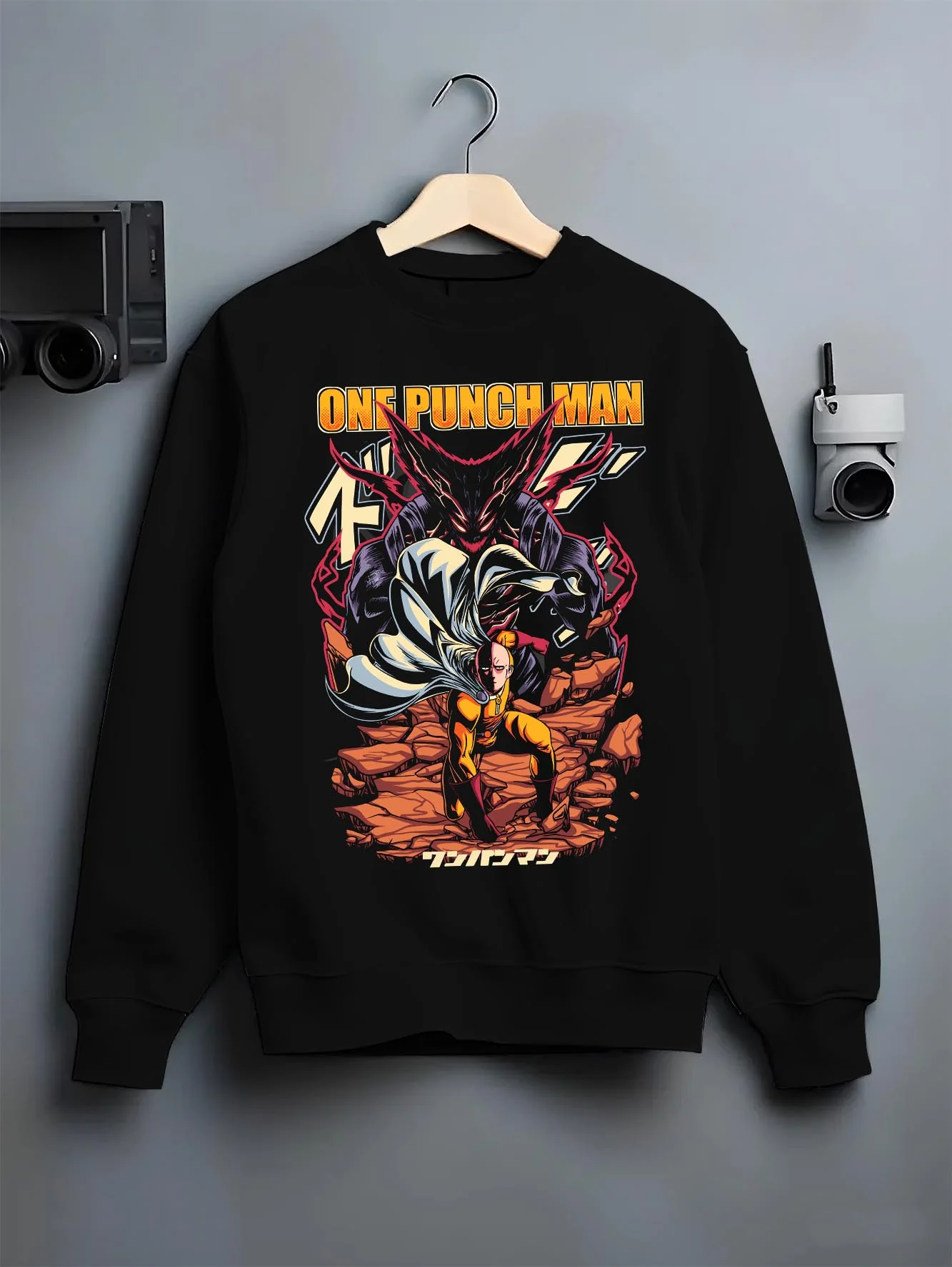Garou vs Saitama One Punch Man Anime Battle Hoodie - Image 6