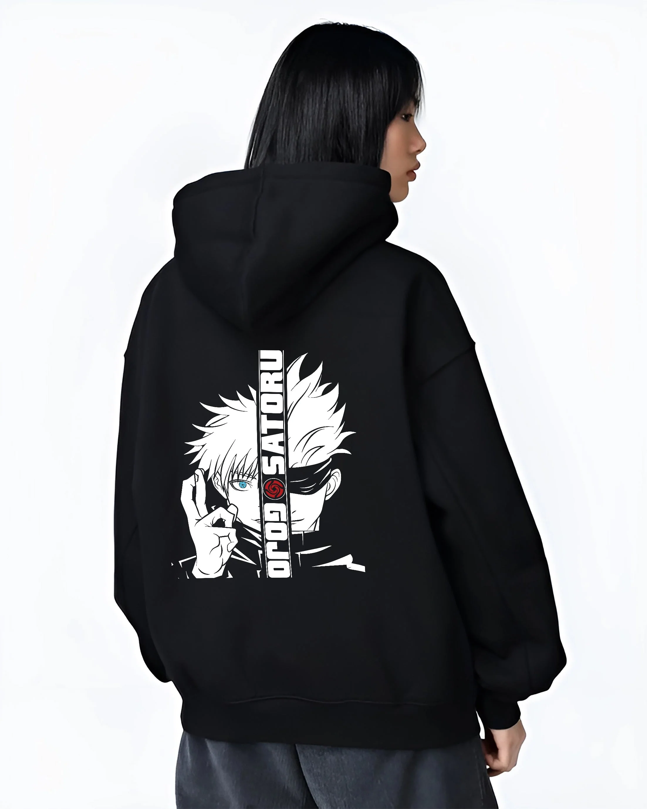 Satoru Gojo Mirror Six Eyes Limitless Jujutsu Kaisen Hoodie - Image 3