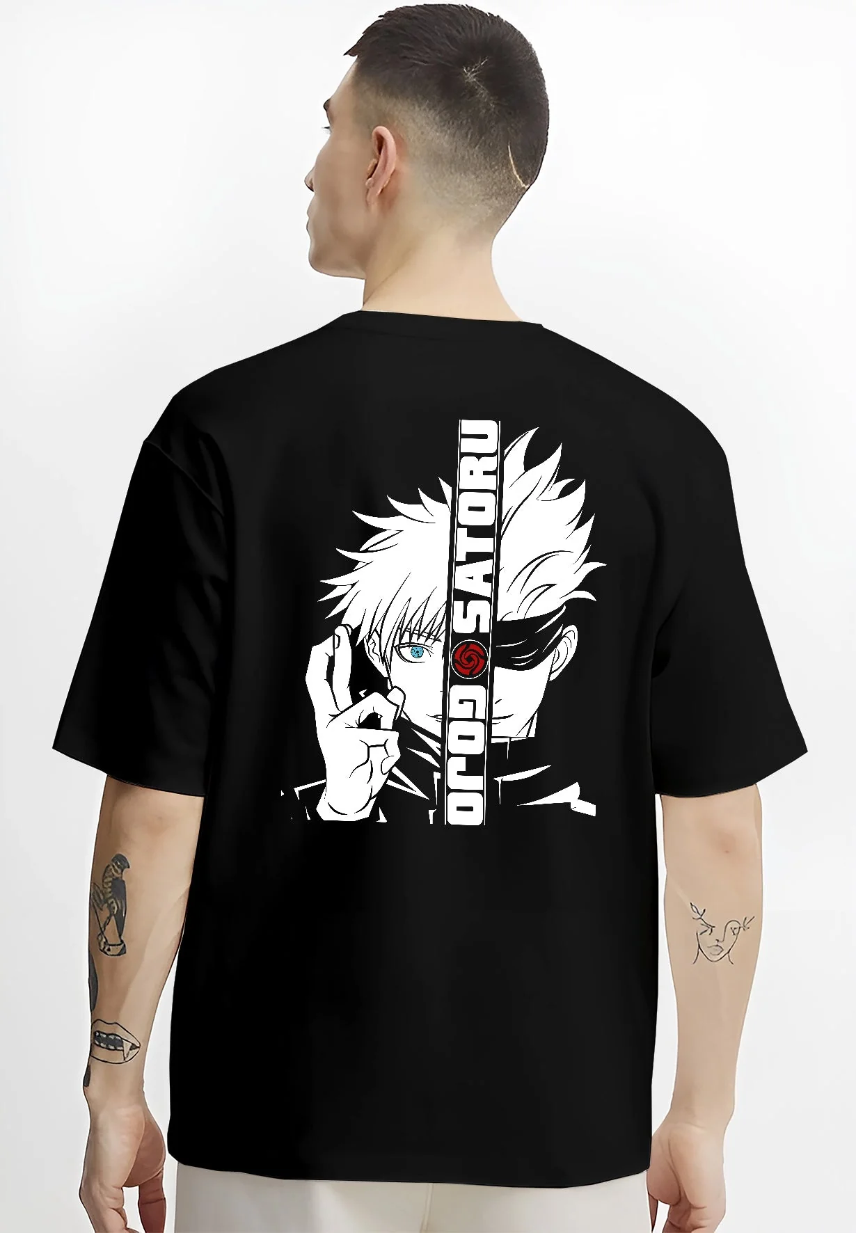Satoru Gojo Mirror Six Eyes Limitless Jujutsu Kaisen Hoodie - Image 4