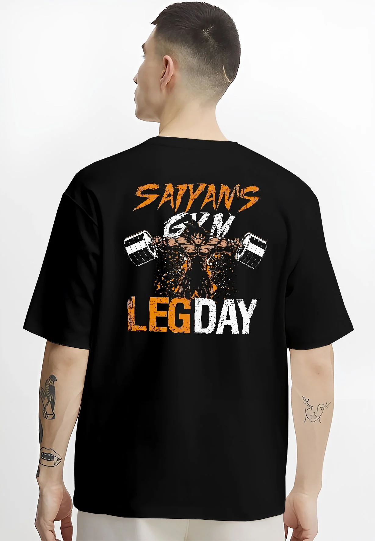 Goku Dragon Ball Z Saiyan Leg Day Gym Training Hoodie - Image 4