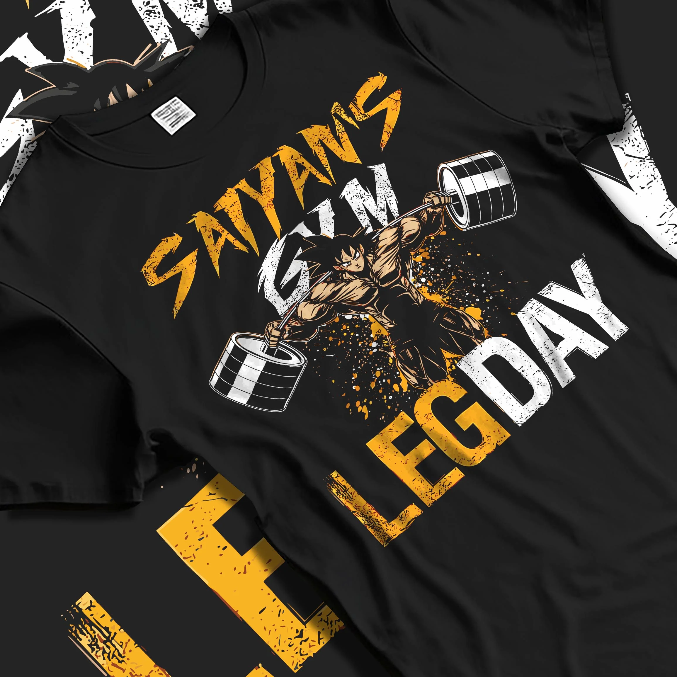 Goku Dragon Ball Z Saiyan Leg Day Gym Training Hoodie - Image 5