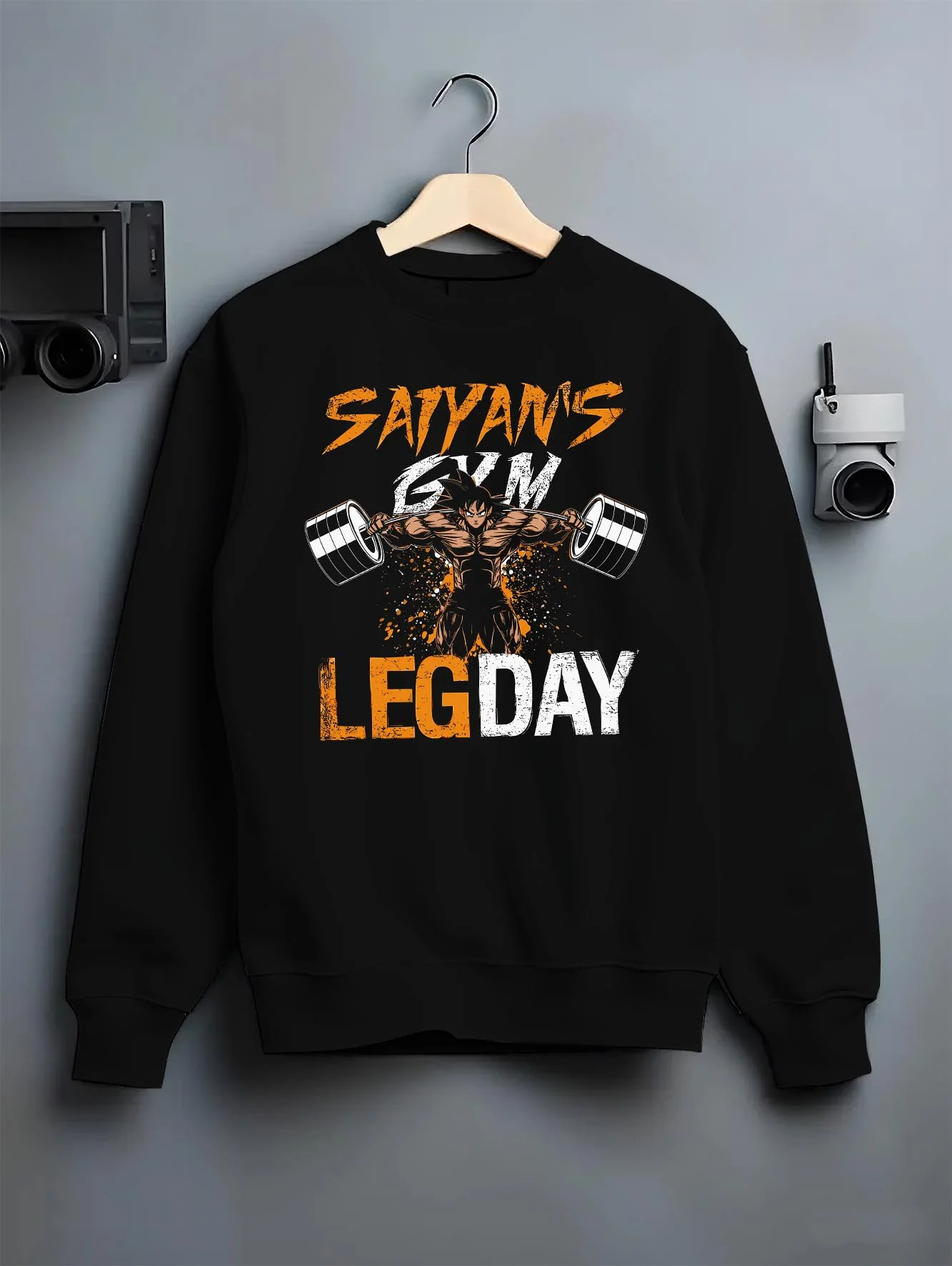 Goku Dragon Ball Z Saiyan Leg Day Gym Training Hoodie - Image 6
