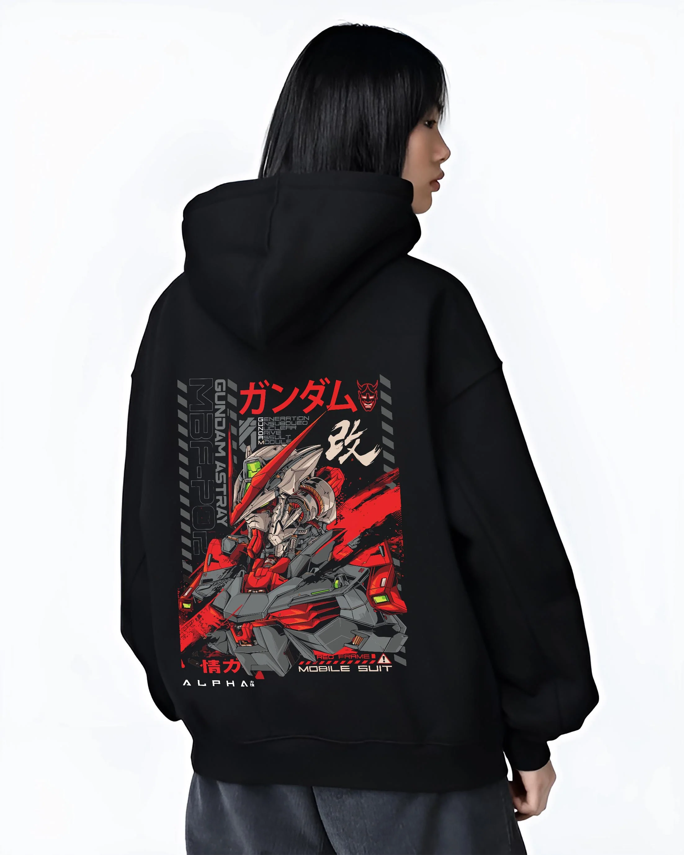 Astray Red Frame Mobile Suit Gundam Hoodie - Image 4