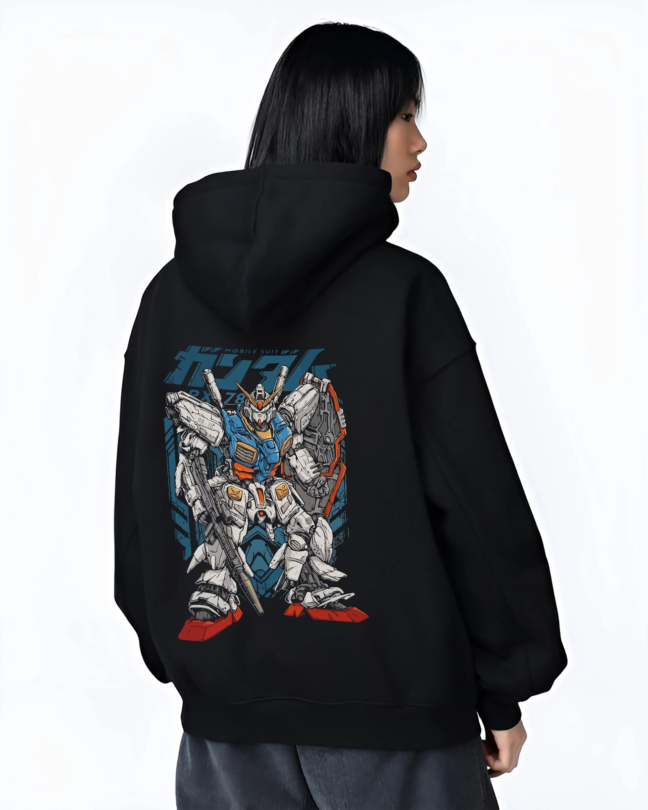 Gundam RX-78-2 V3 Retro Mobile Suit Gundam Hoodie - Image 3