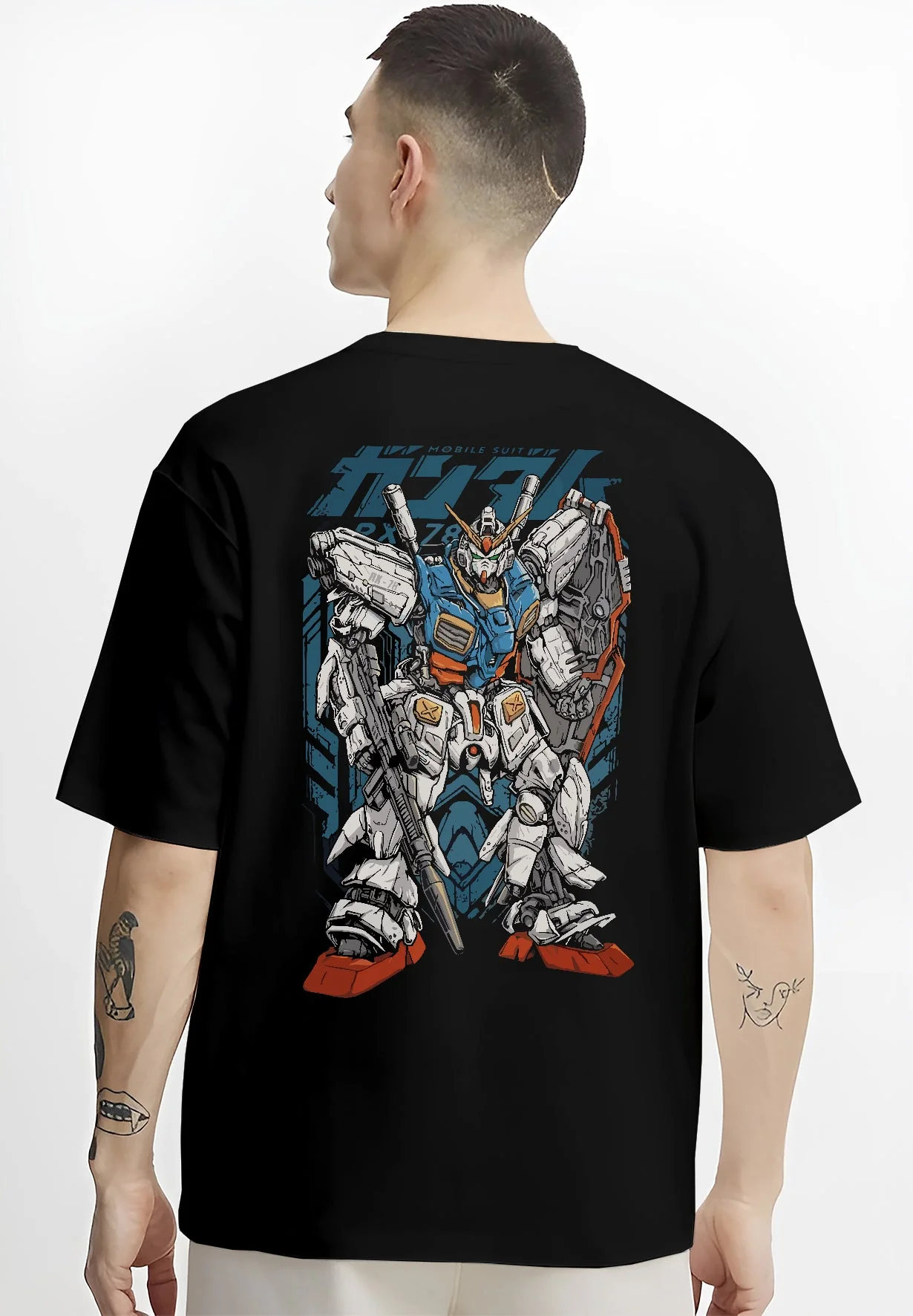 Gundam RX-78-2 V3 Retro Mobile Suit Gundam Hoodie - Image 4