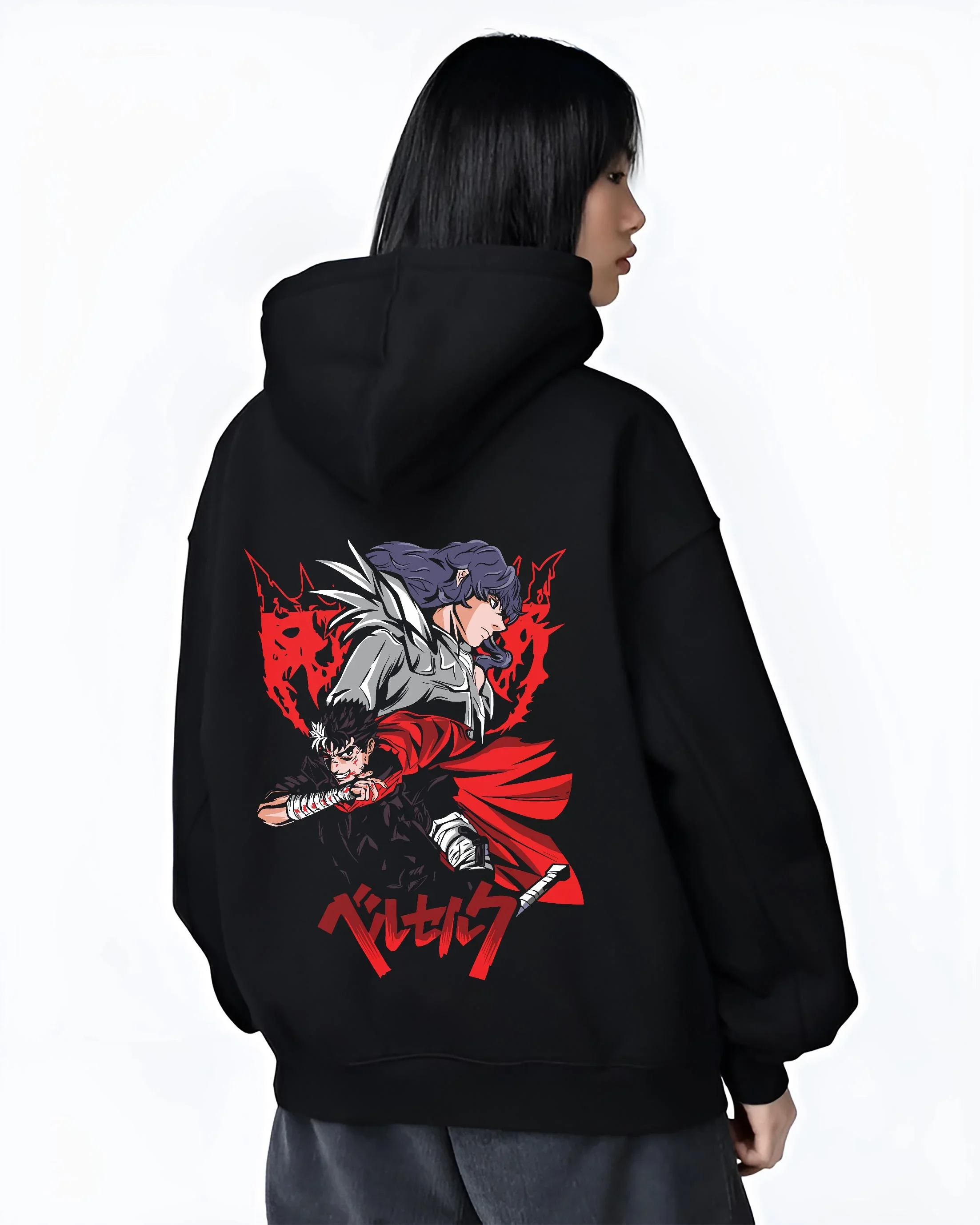 Guts vs Griffith Hoodie Berserk Bloody Sword Battle - Image 3