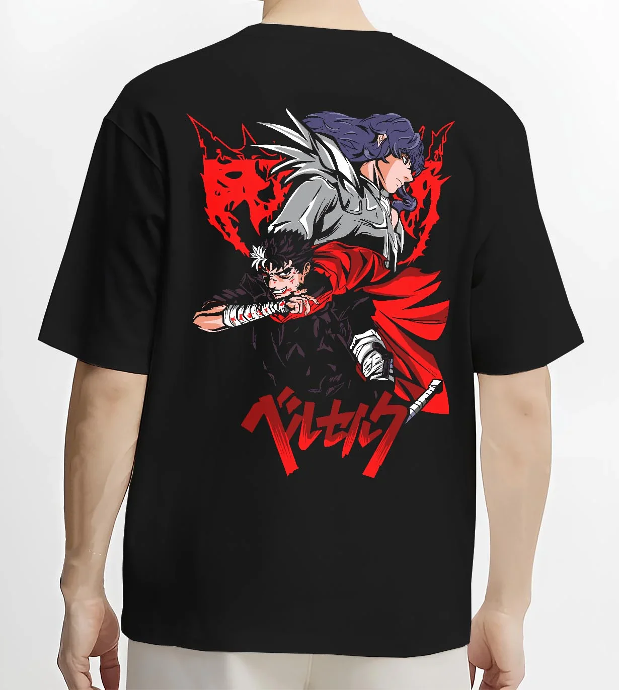Guts vs Griffith Hoodie Berserk Bloody Sword Battle - Image 4