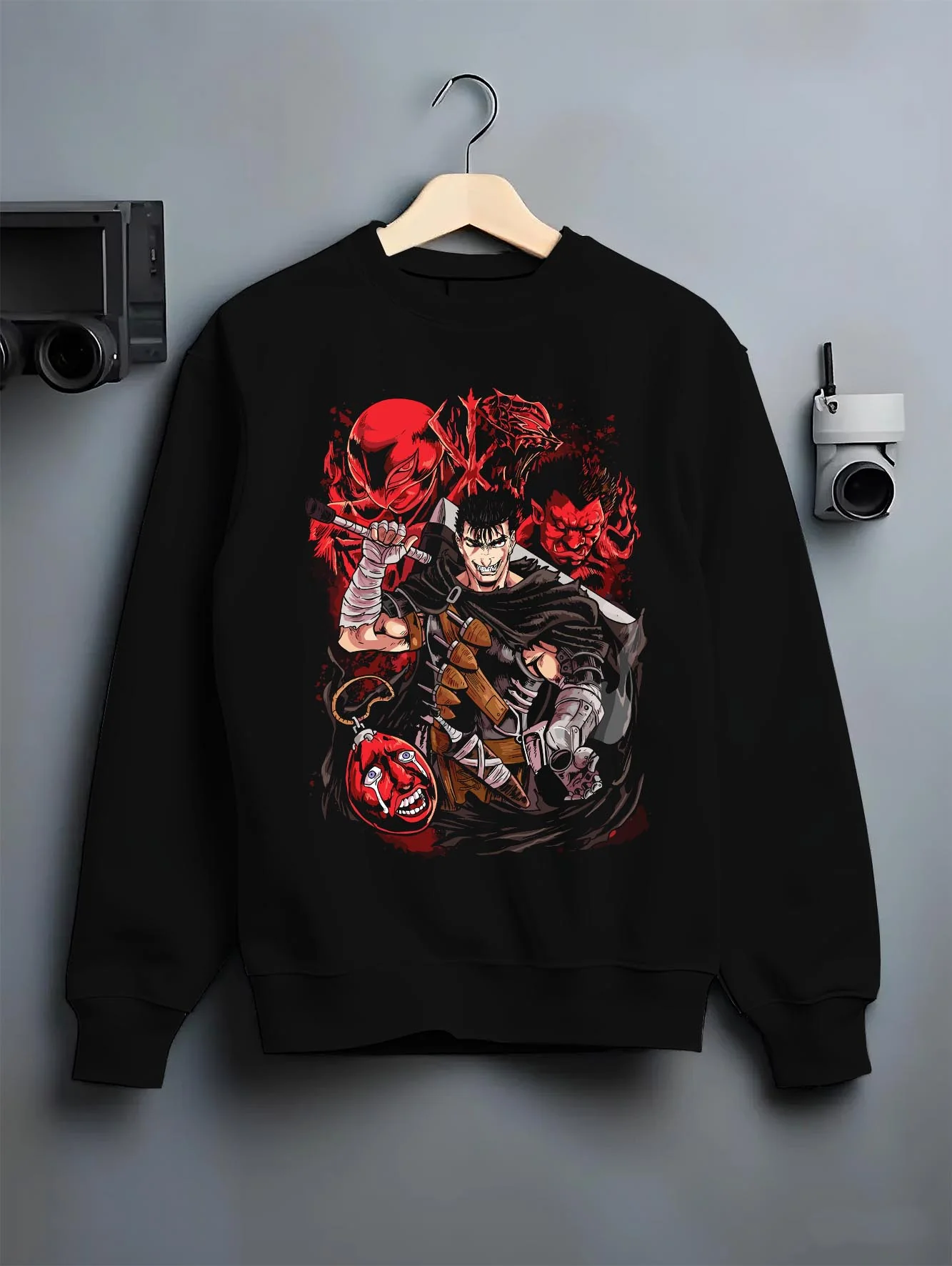 Guts & Zodd Berserk Eclipse Battle Premium Anime Hoodie - Image 6