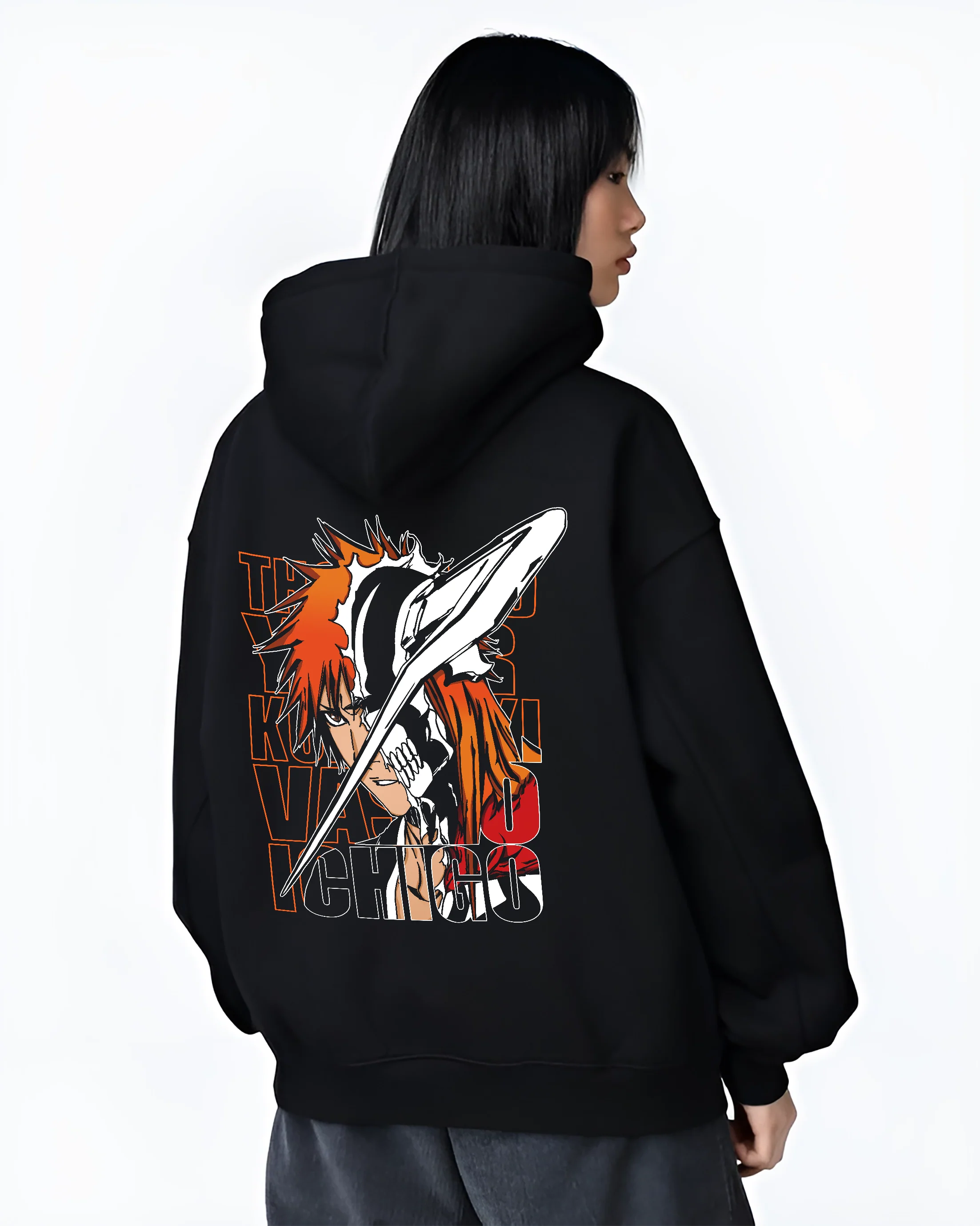 Ichigo Kurosaki Bleach Thousand-Year Blood War Anime Hoodie - Image 4