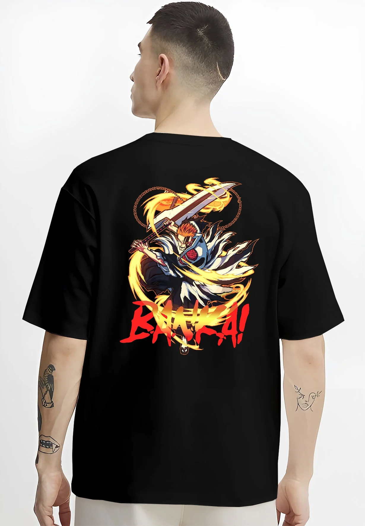 Ichigo Kurosaki Final Bankai Bleach Anime Streetwear Hoodie - Image 4