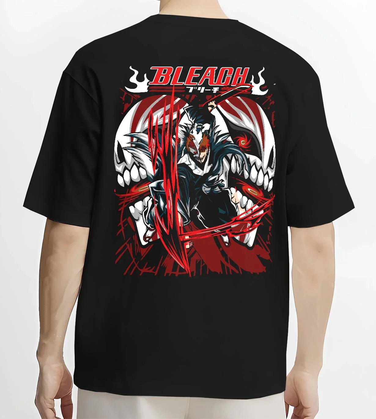 Ichigo Hollow Form Hoodie Bleach Inner Hollow Rage - Image 4