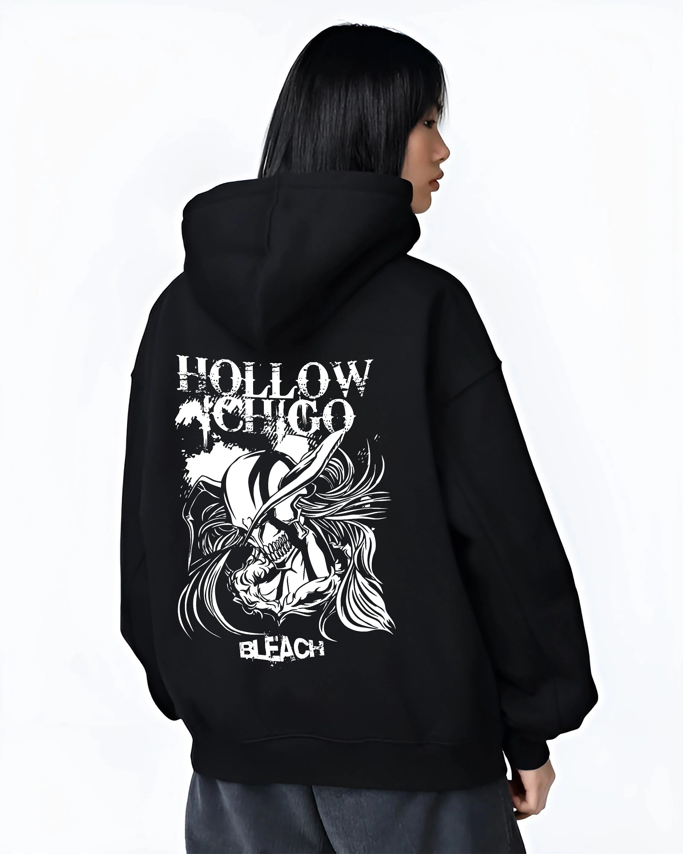 Kurosaki Ichigo Vasto Lorde Hollow Form Bleach Anime Hoodie - Image 3