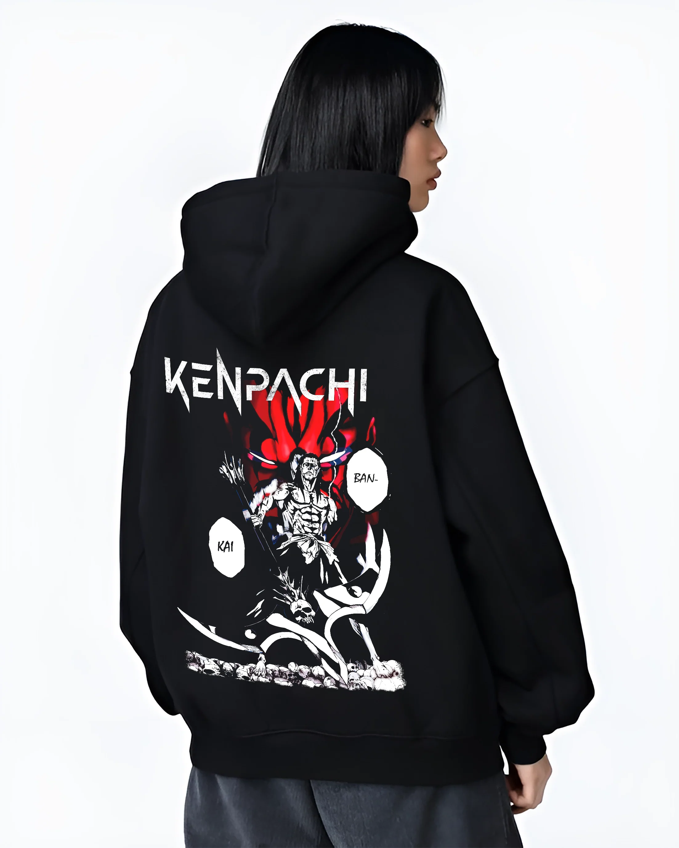 Kenpachi Zaraki Bleach Thousand-Year Blood War Hoodie - Image 4