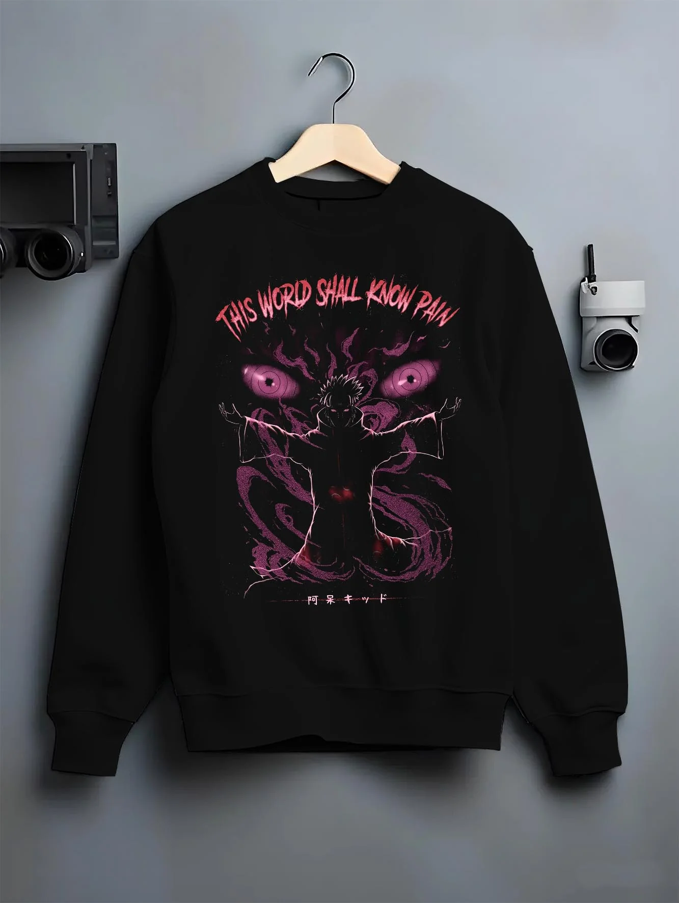 Pain Naruto Shippuden Six Paths Rinnegan Akatsuki Hoodie - Image 6