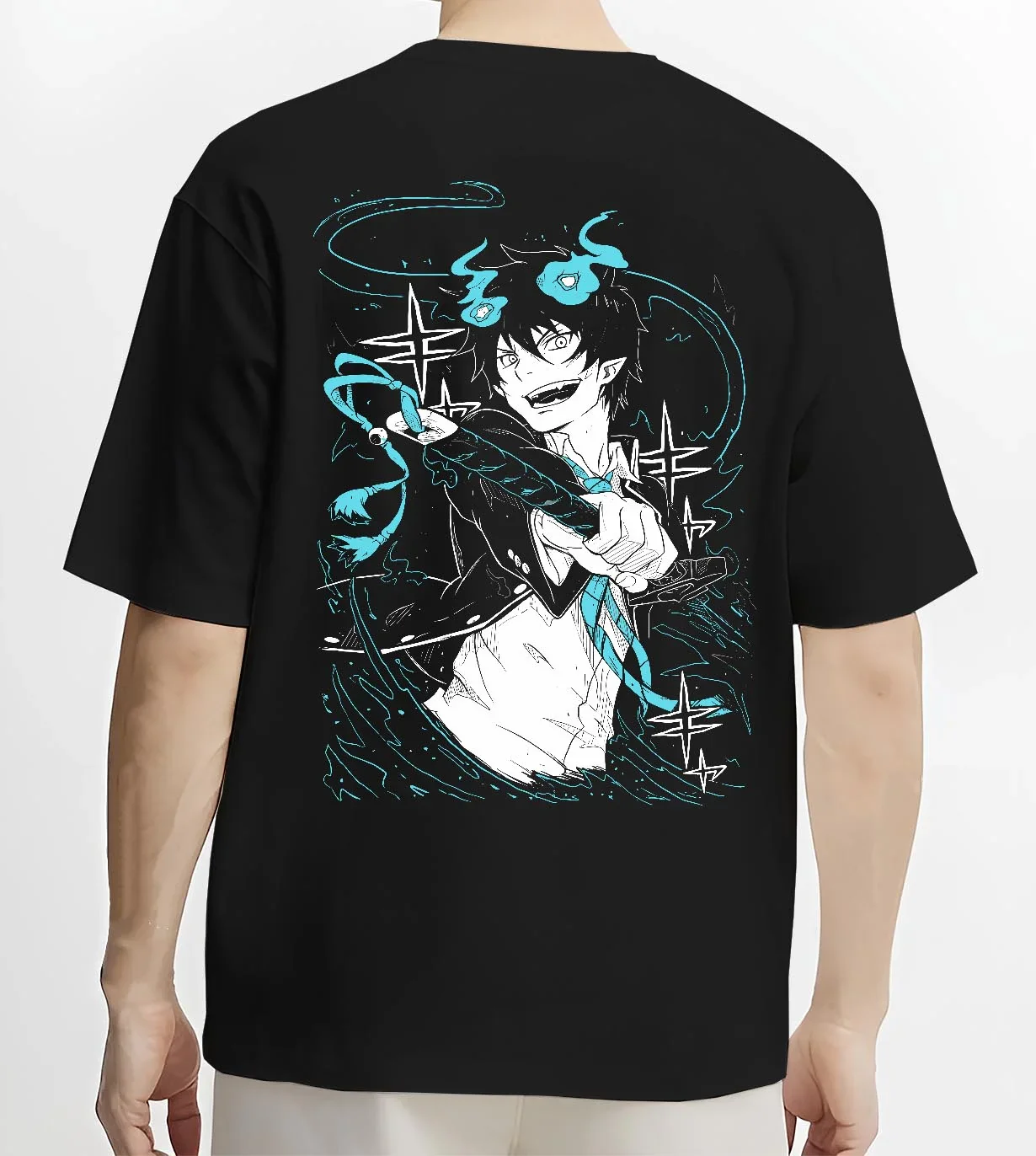 Rin Okumura Blue Exorcist Hoodie Anime Poster Streetwear - Image 4