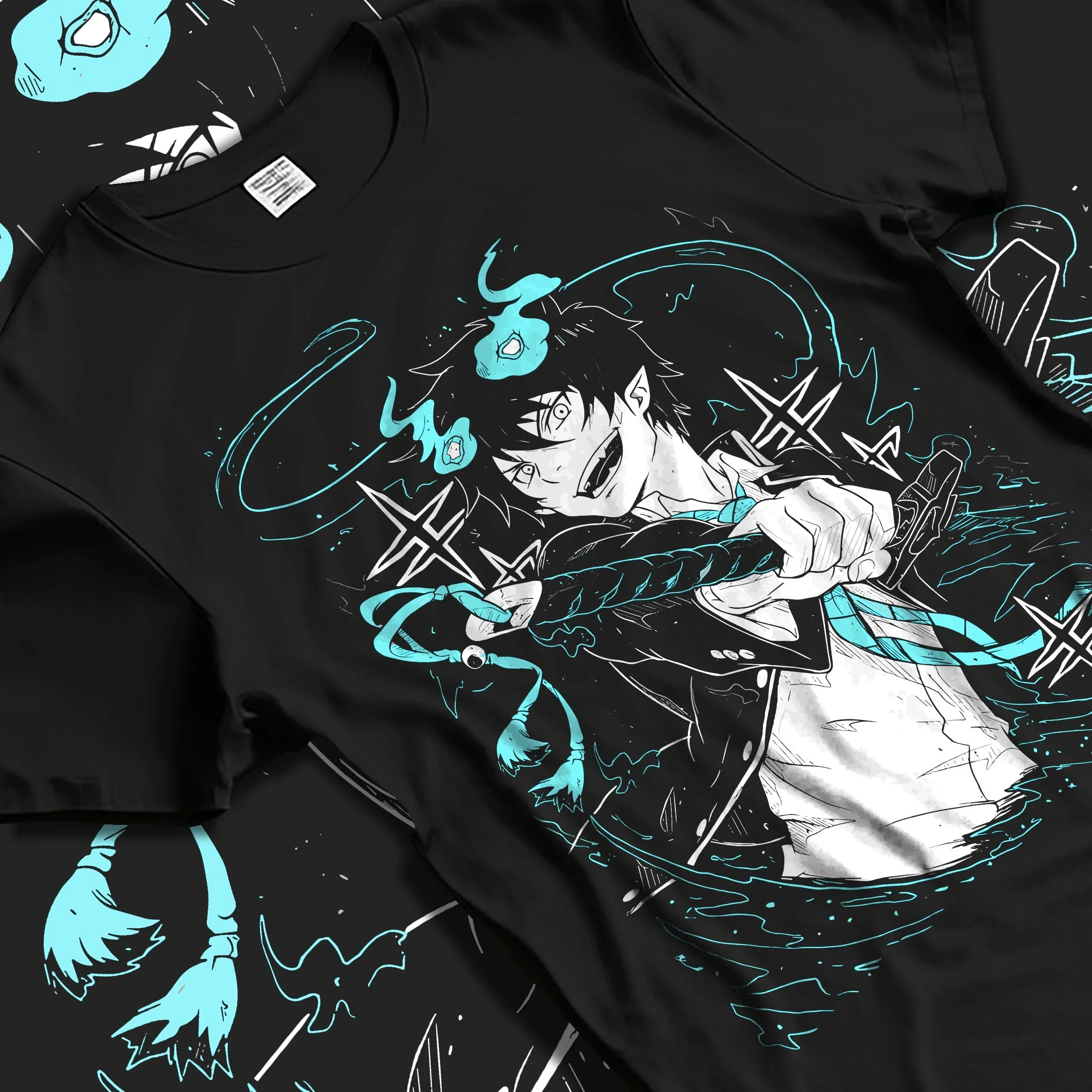 Rin Okumura Blue Exorcist Hoodie Anime Poster Streetwear - Image 5