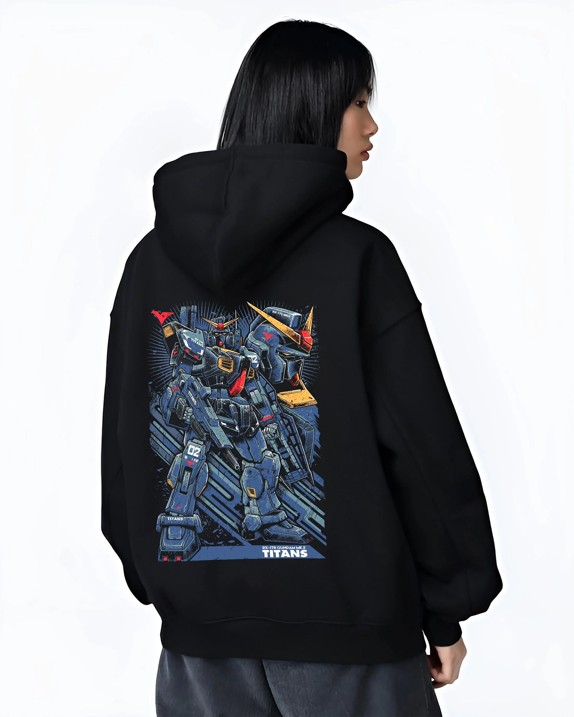 RX-78-2 Gundam Mobile Suit Gundam Classic Hoodie - Image 3