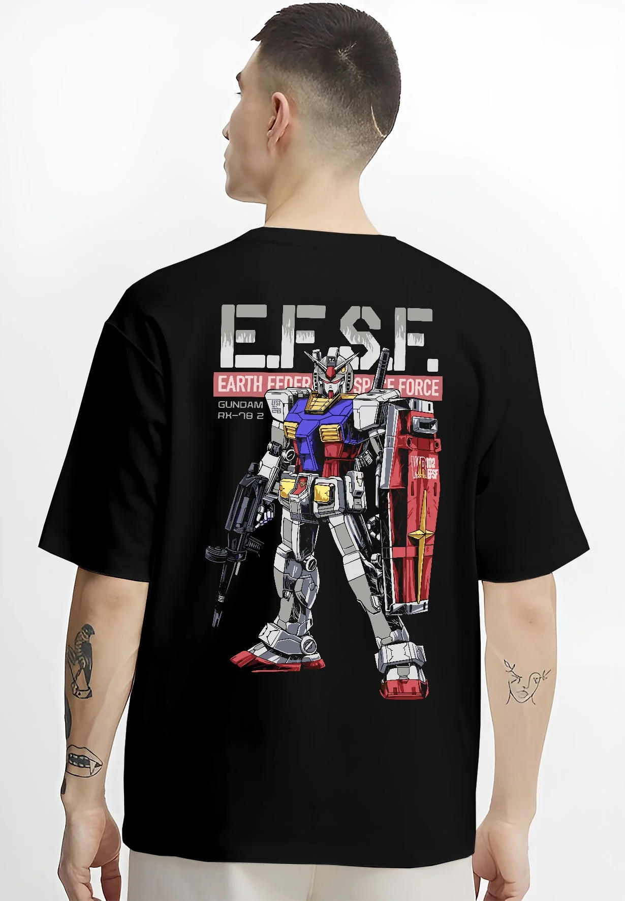 RX-78-2 Gundam Earth Federation Space Force Hoodie - Image 4