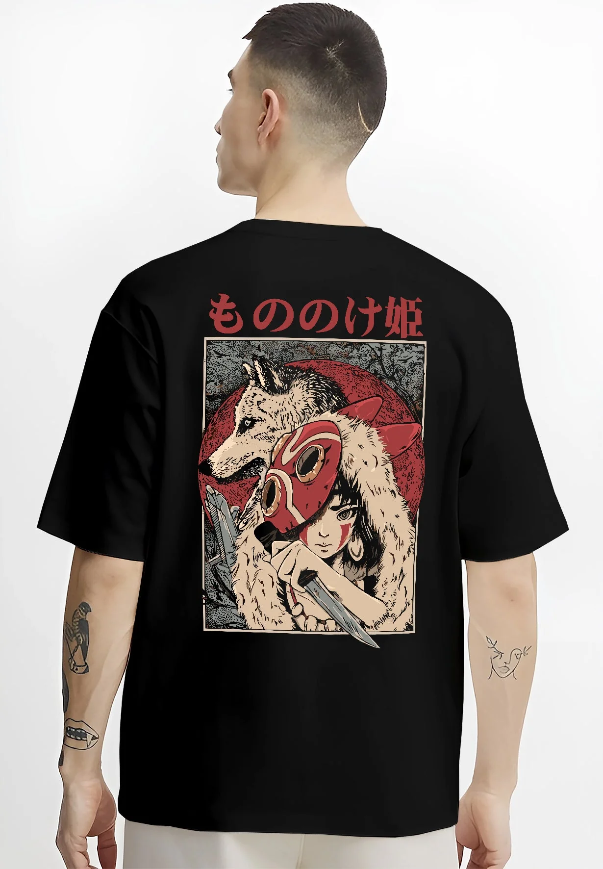 San Princess Mononoke Studio Ghibli Forest Warrior Hoodie - Image 4