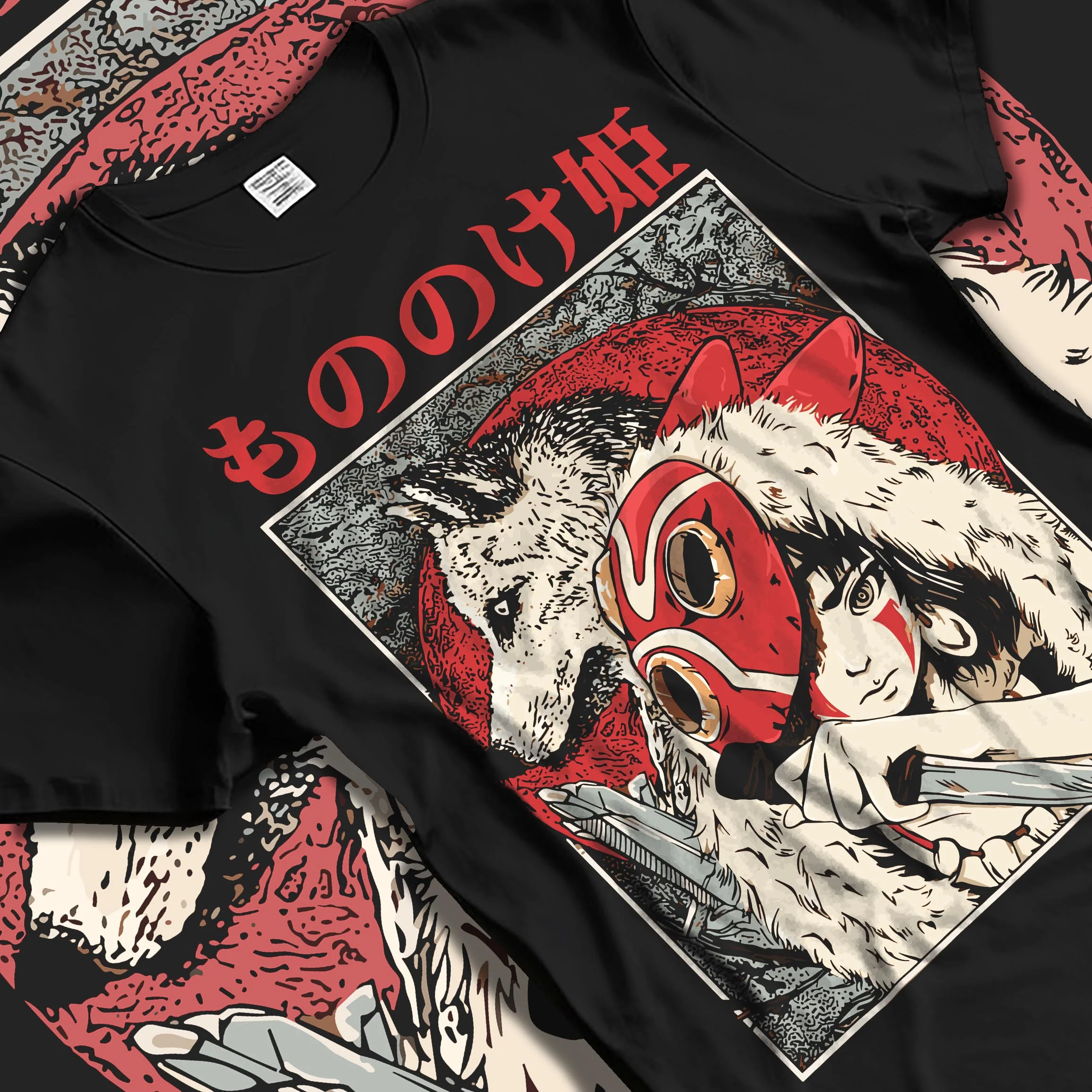 San Princess Mononoke Studio Ghibli Forest Warrior Hoodie - Image 5