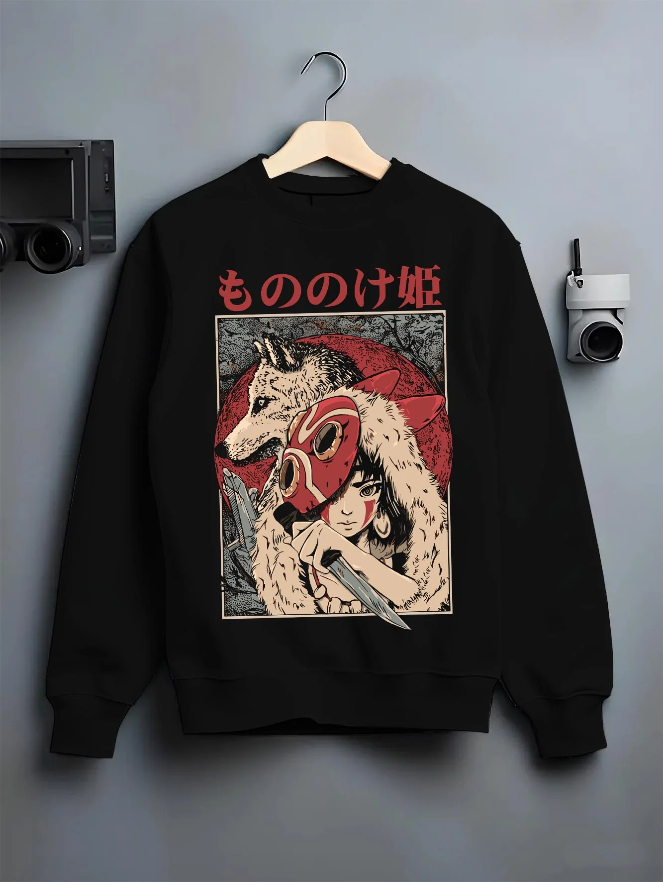 San Princess Mononoke Studio Ghibli Forest Warrior Hoodie - Image 6
