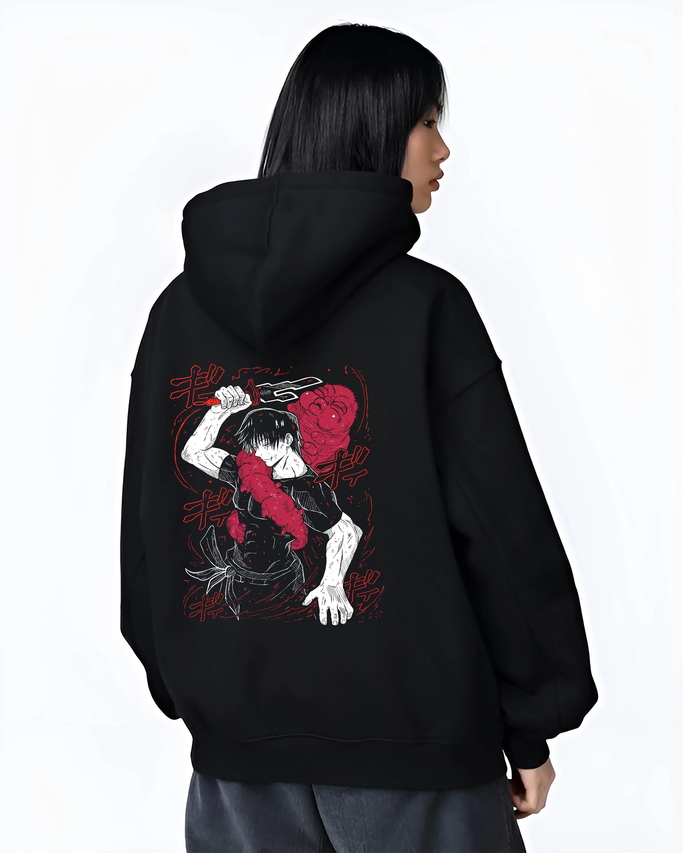 Toji Fushiguro Jujutsu Kaisen Sorcerer Slayer Hoodie - Image 3